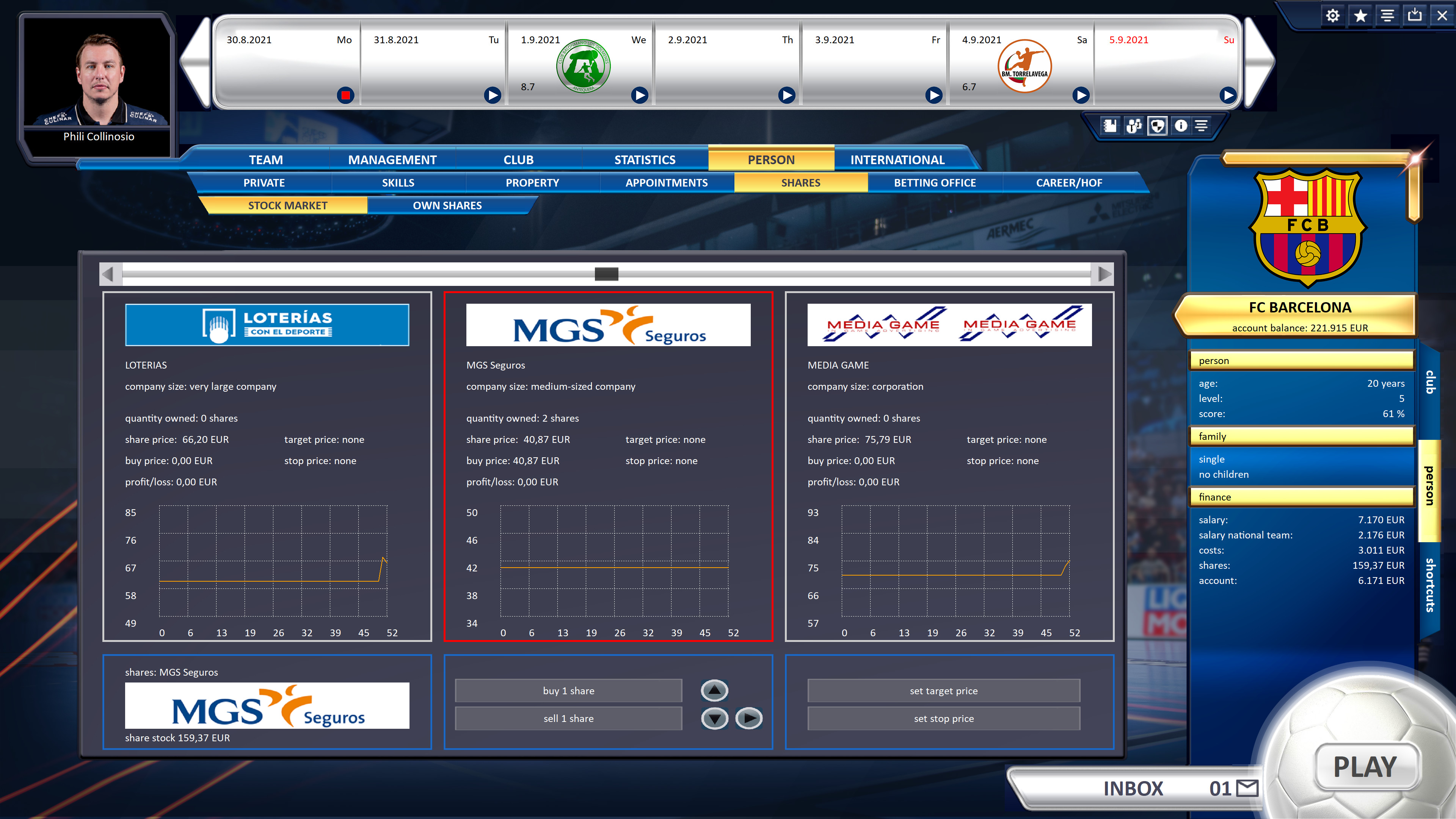 Handball Manager 2022 screenshot 7