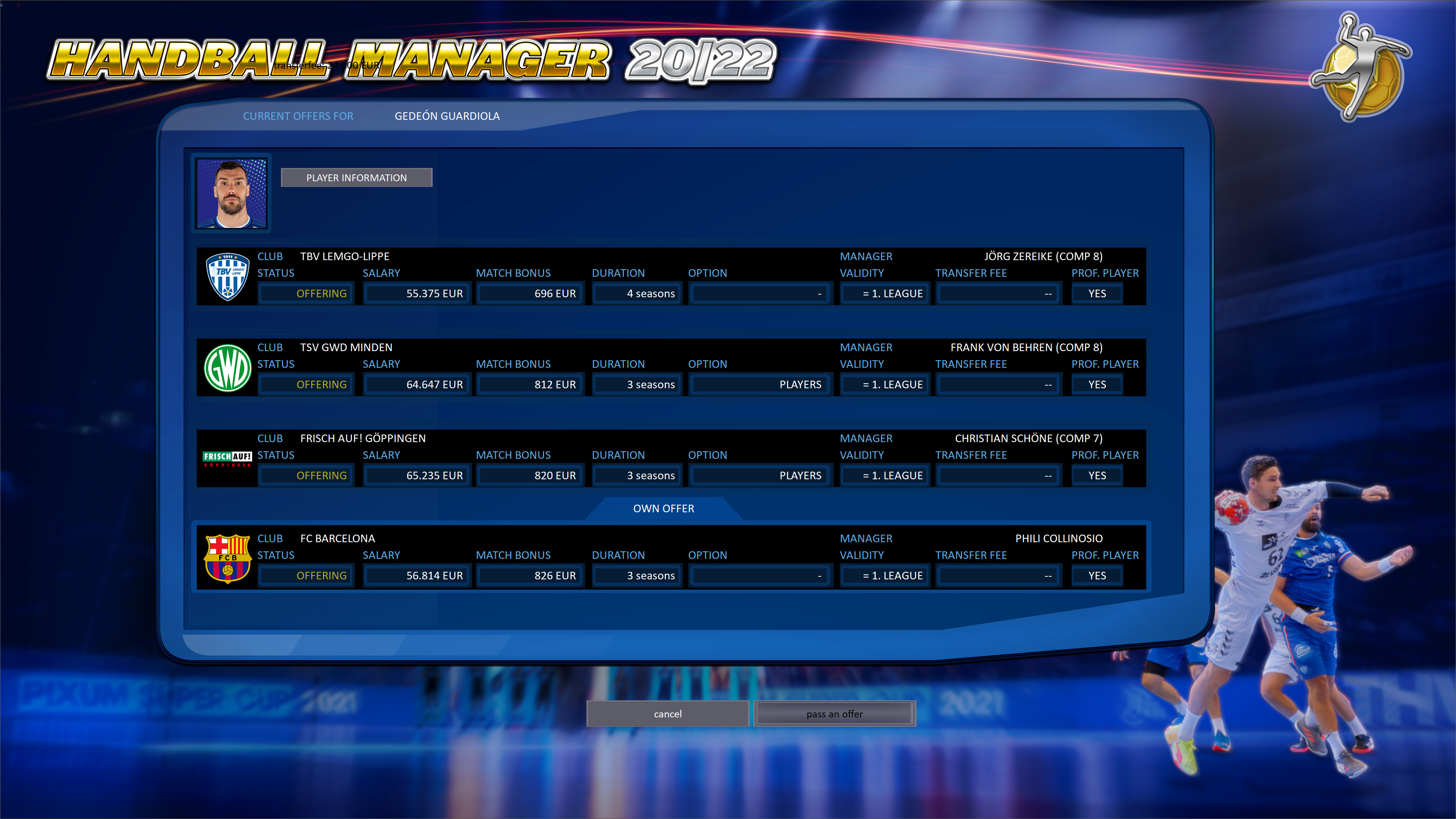 Handball Manager 2022 screenshot 8