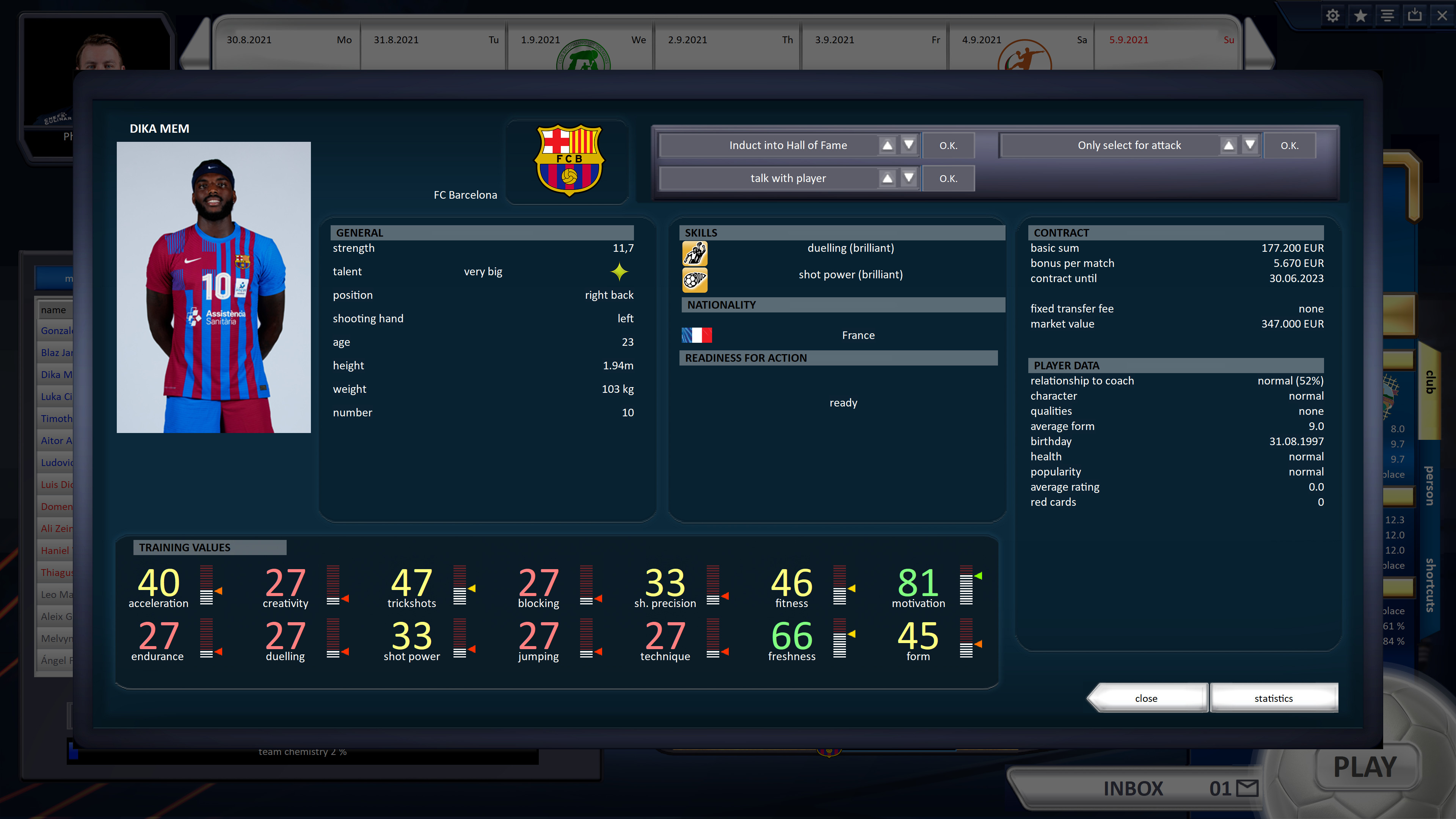 Handball Manager 2022 screenshot 5