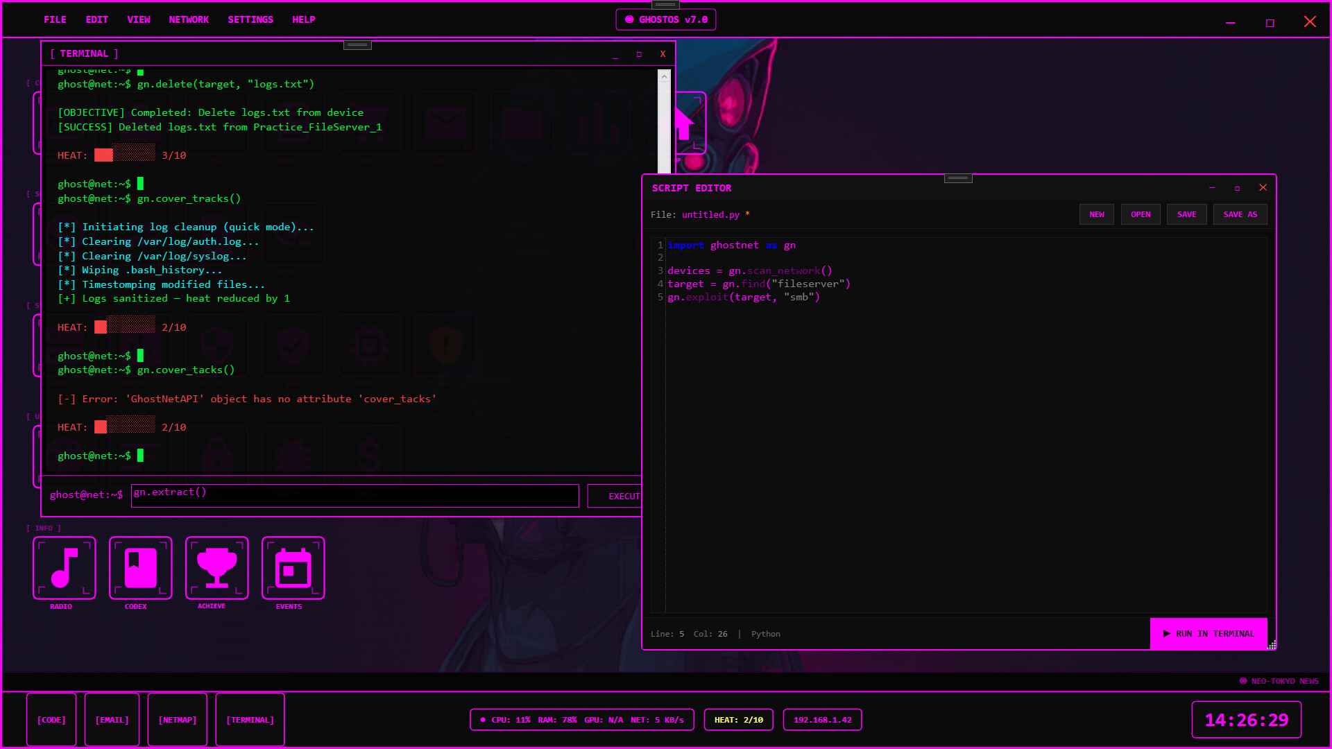 Ghost Network : Dark Hacker screenshot 15