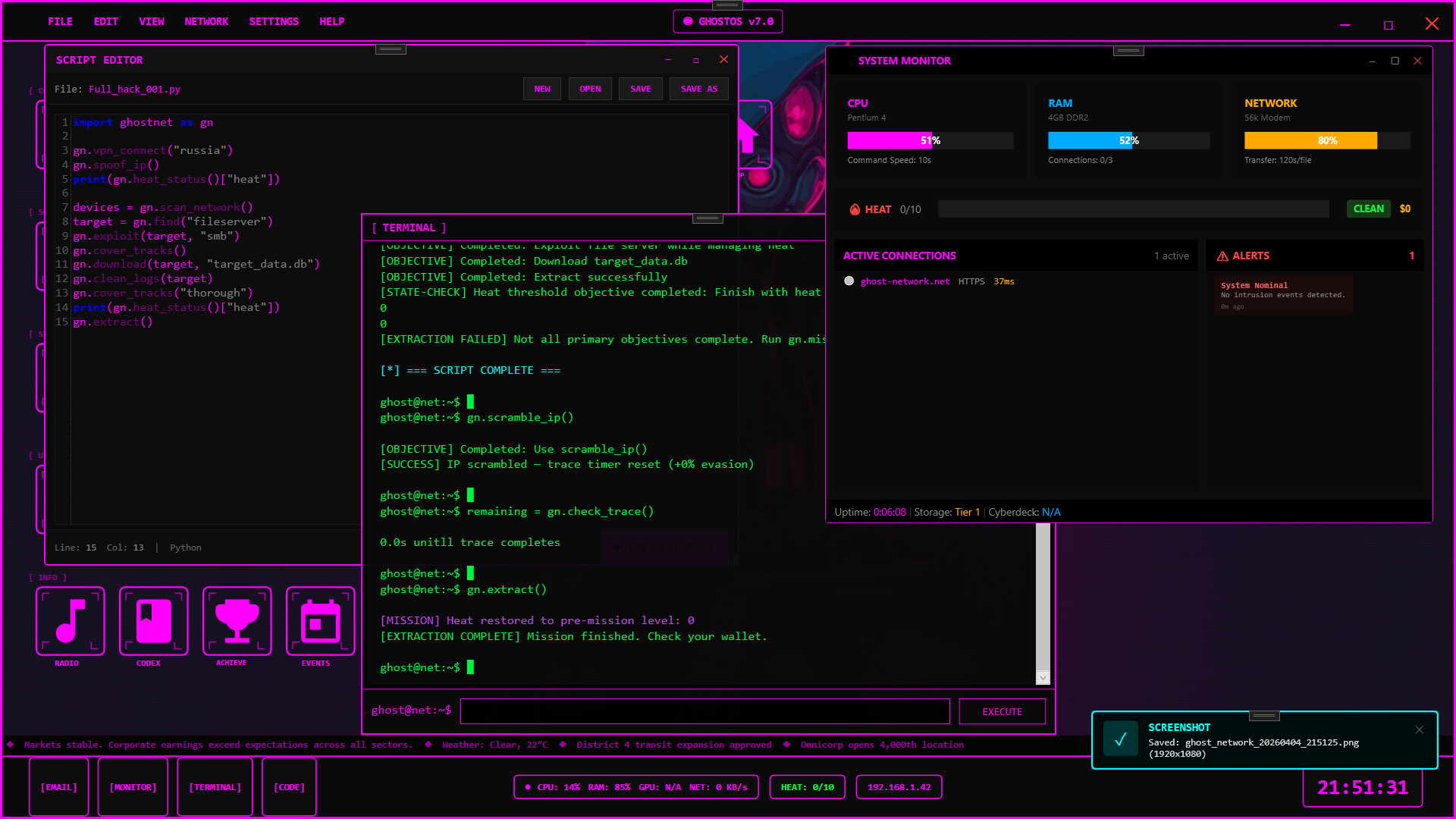 Ghost Network : Dark Hacker screenshot 7