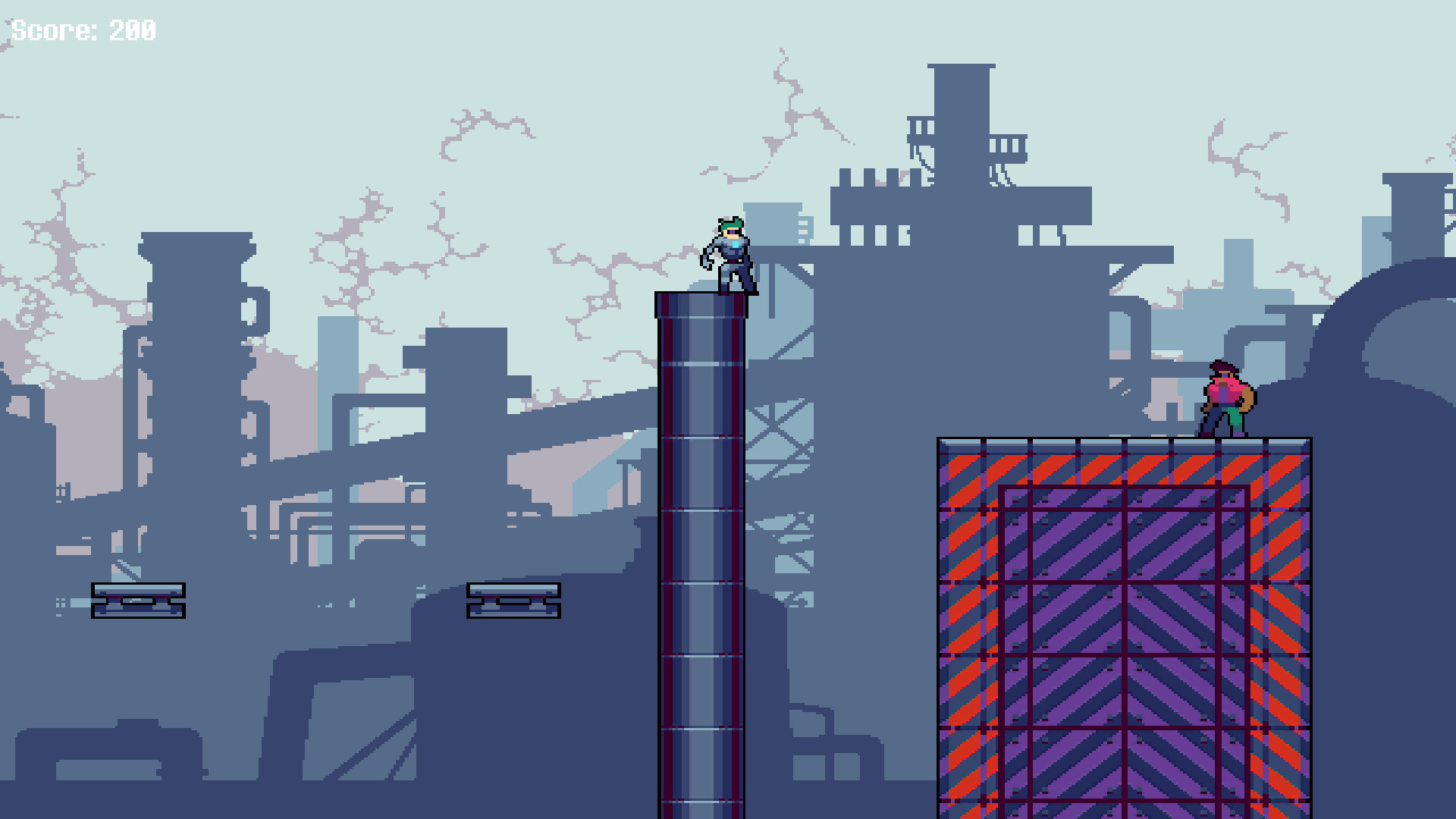 Cyber Runner 2048 screenshot 2