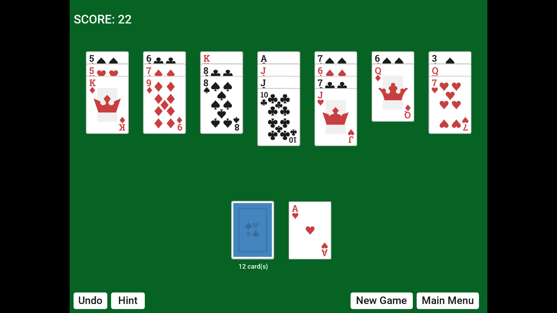Golf Solitaire Simple screenshot 16