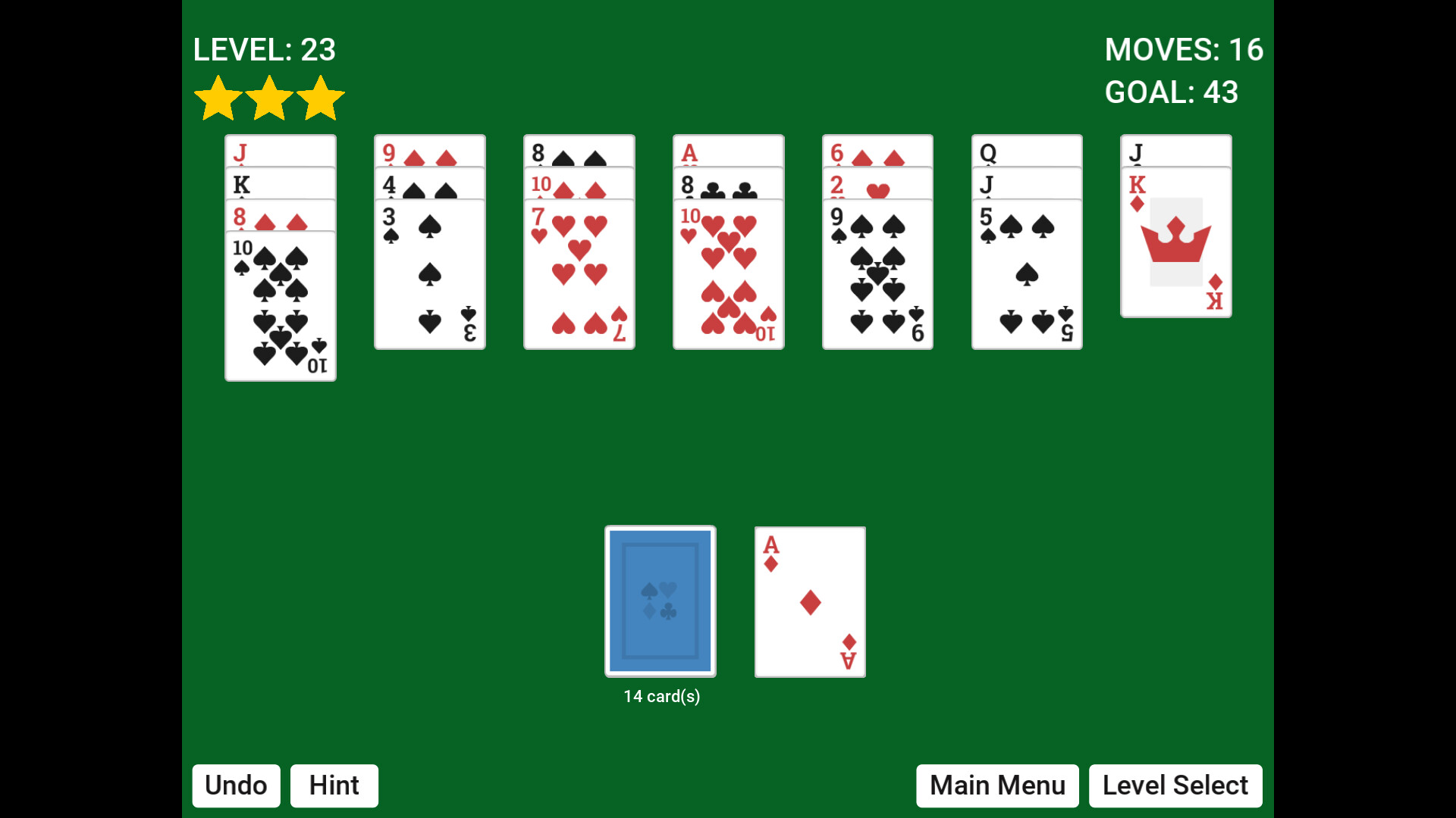 Golf Solitaire Simple screenshot 12