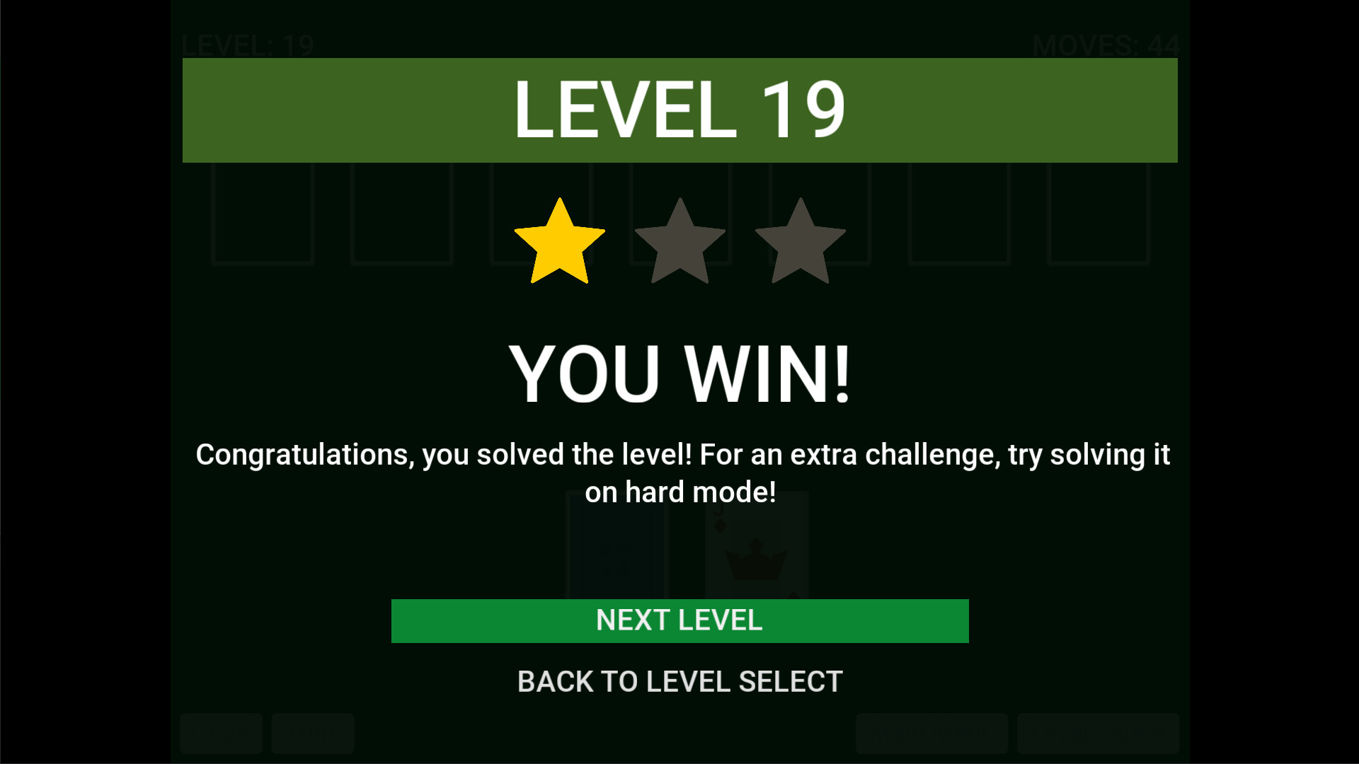 Golf Solitaire Simple screenshot 6
