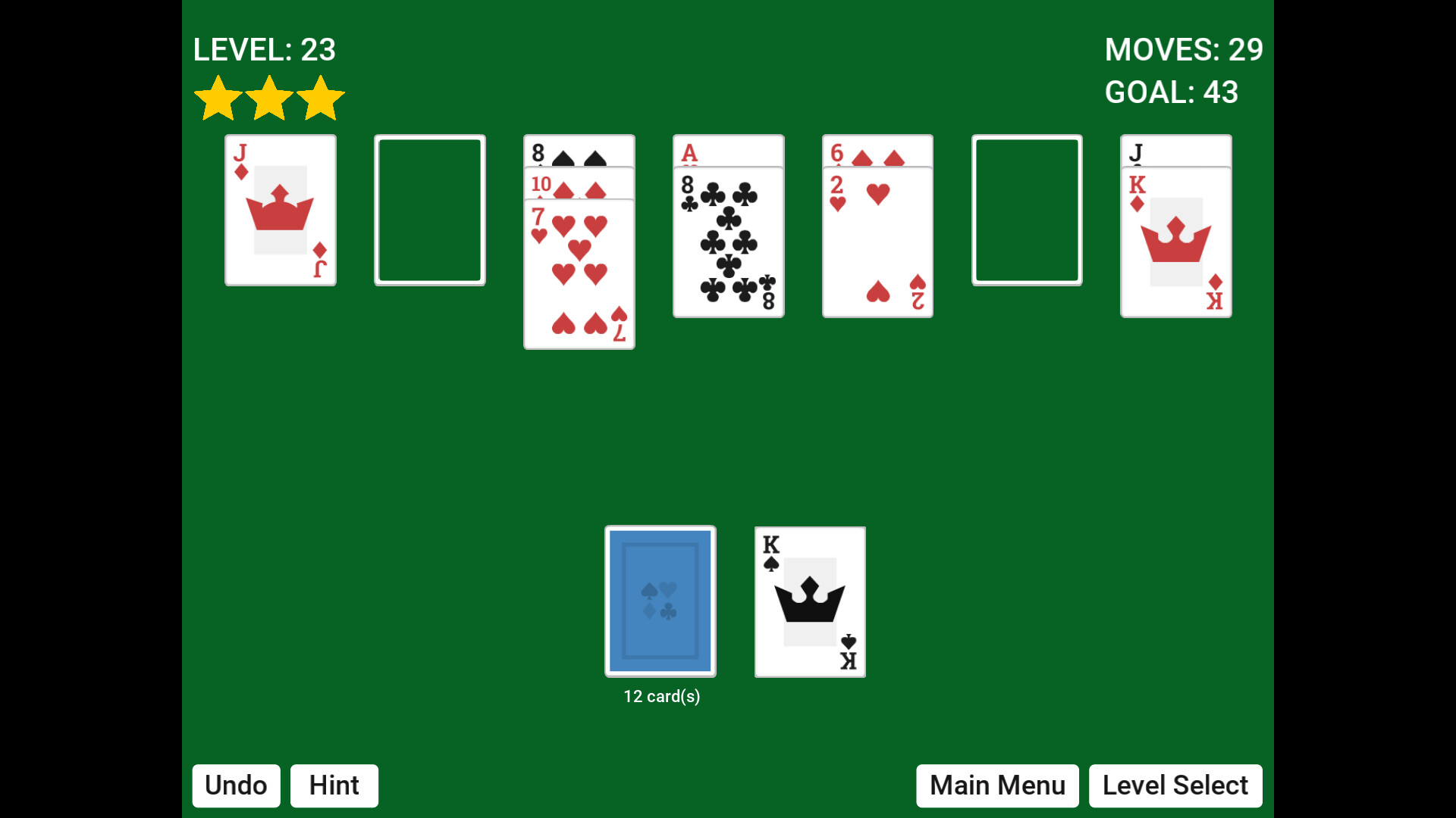Golf Solitaire Simple screenshot 11