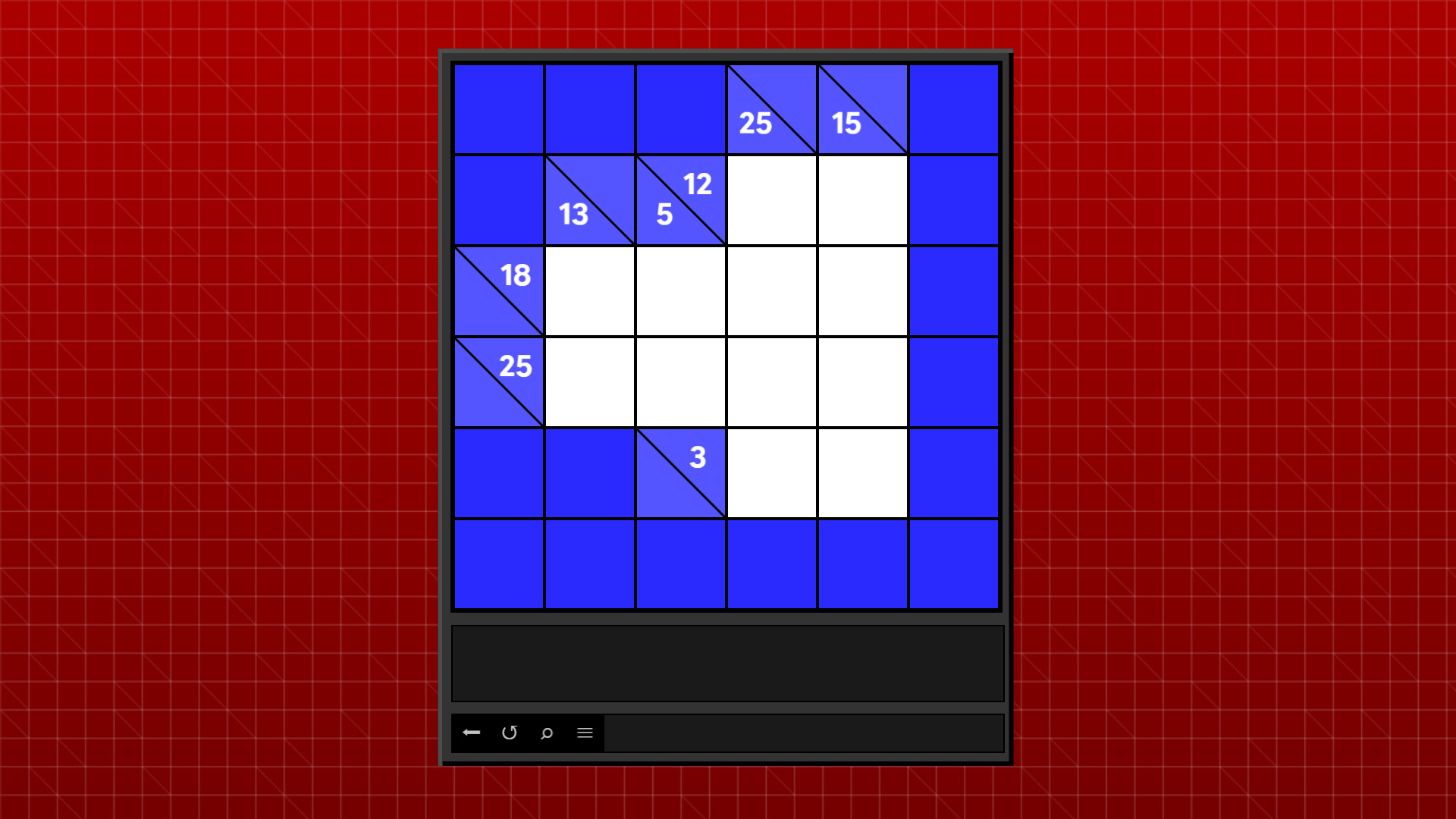 Super Kakuro screenshot 1