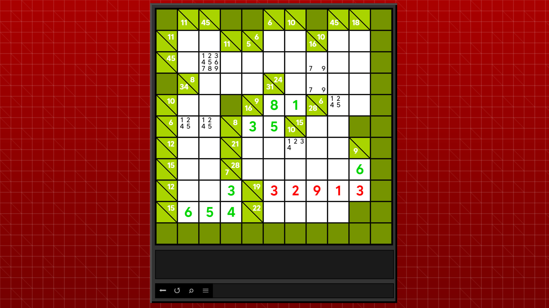 Super Kakuro screenshot 4