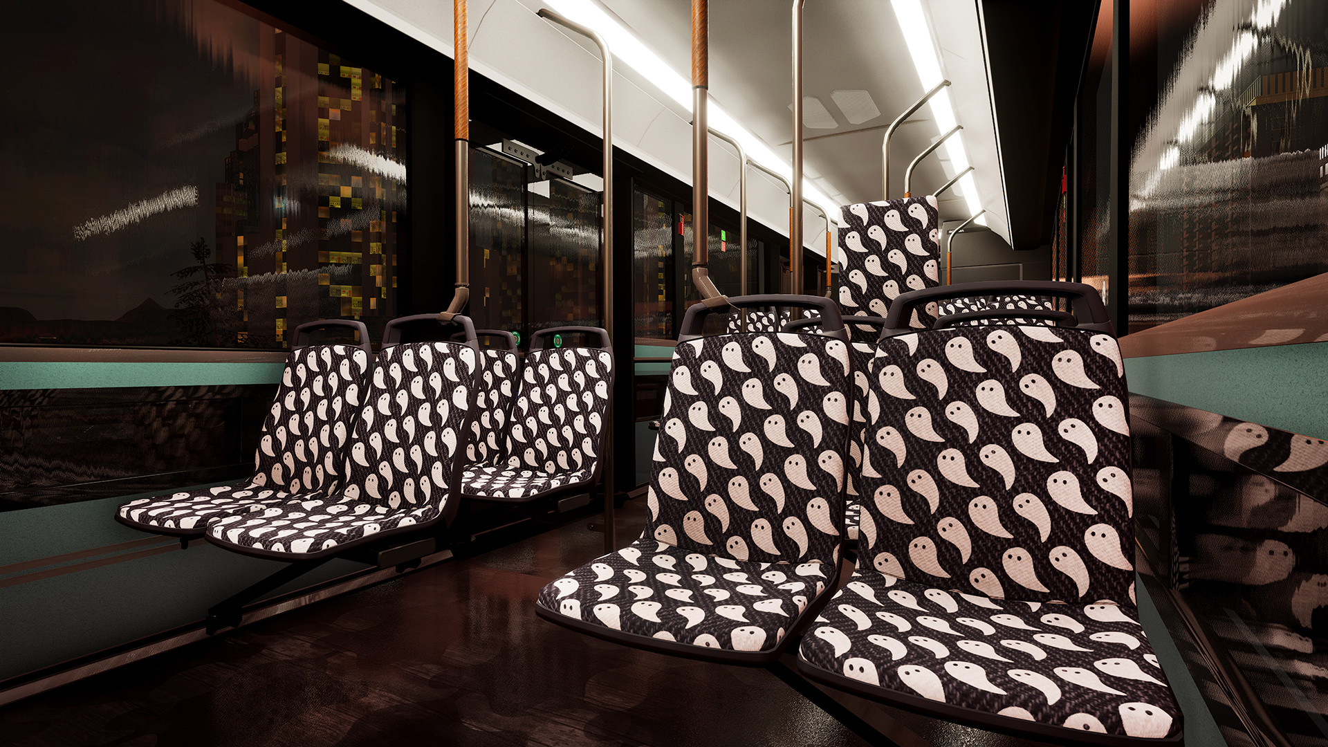 Bus Simulator 21 Next Stop - Halloween Interior Pack screenshot 2