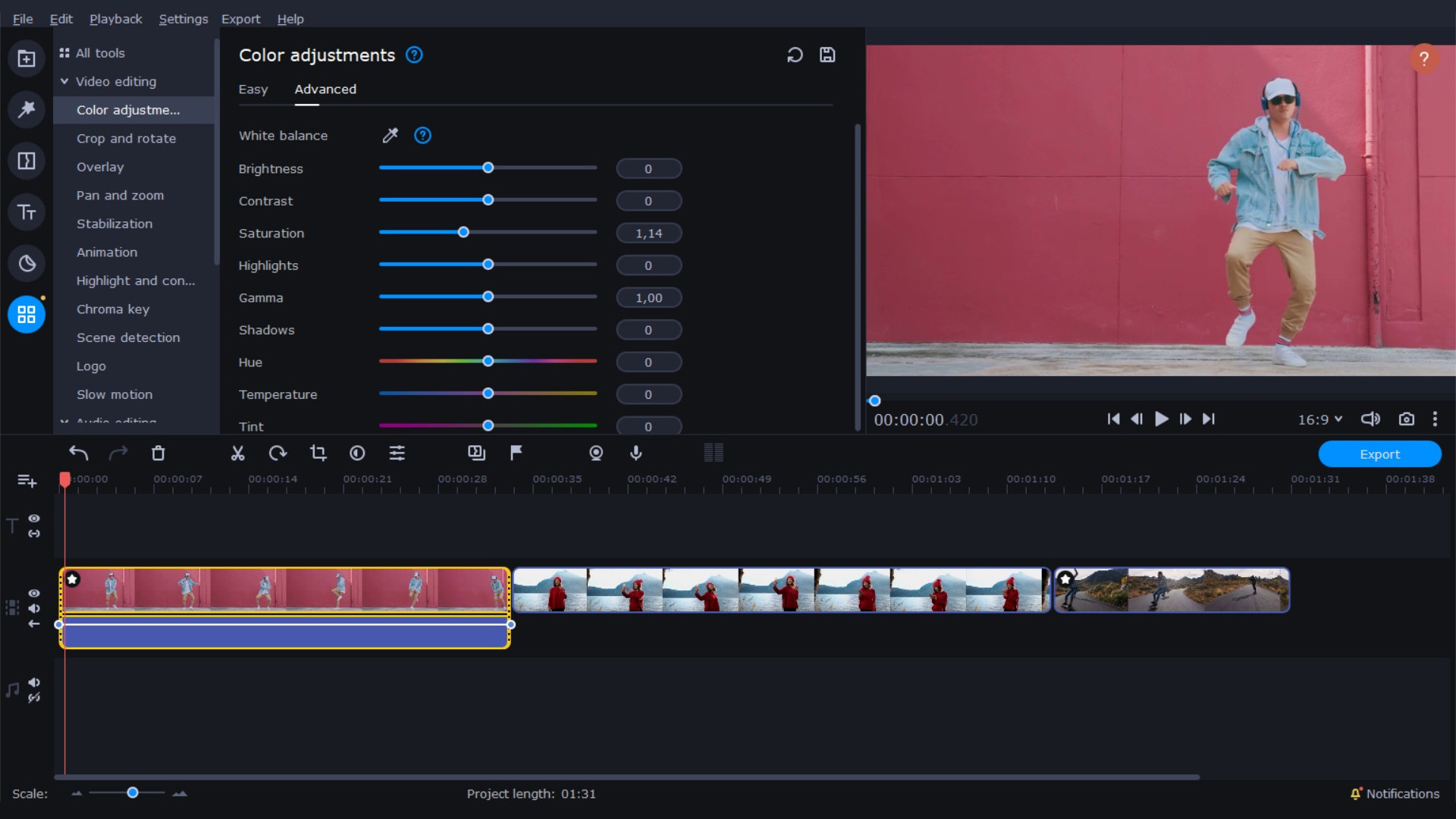 Movavi Video Editor Plus 2022 screenshot 2