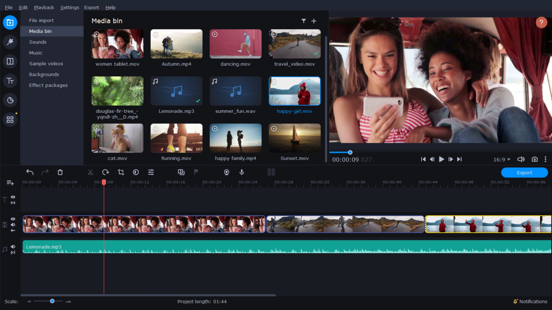 Movavi Video Editor Plus 2022 screenshot 3