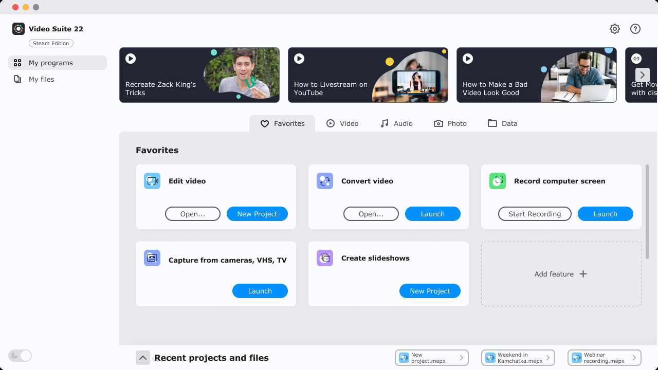 Movavi Video Suite 2022 Steam Edition  screenshot 1