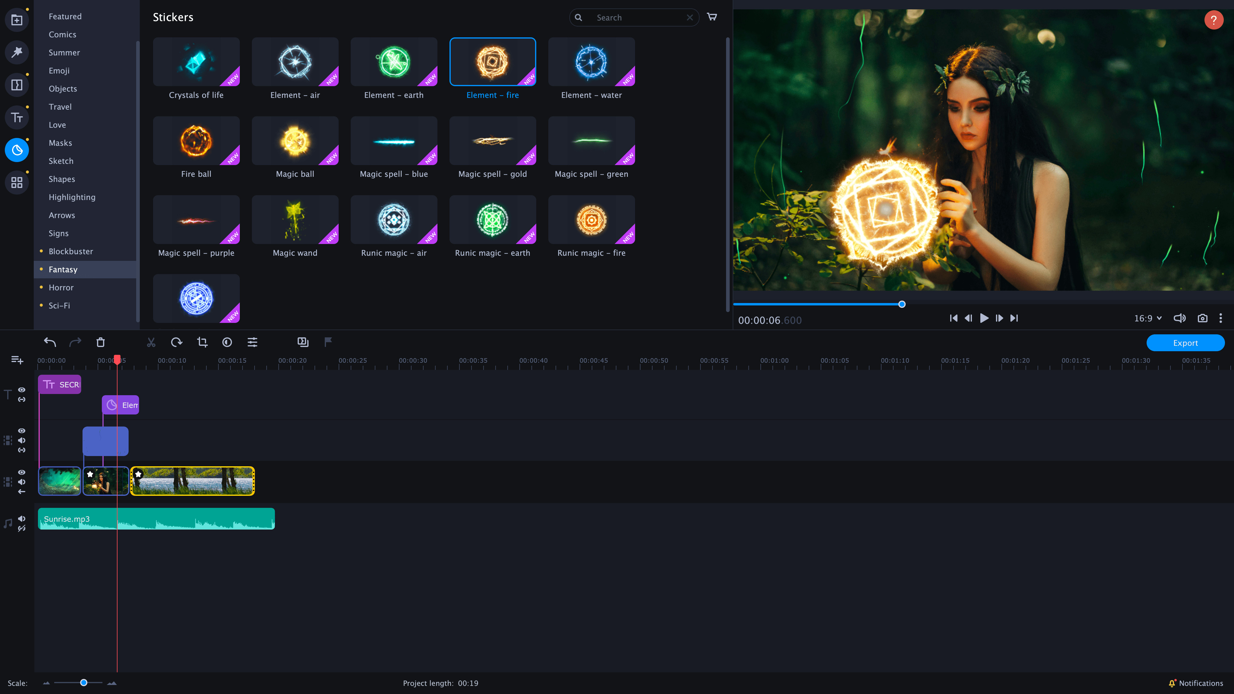 Movavi Video Suite 2022 - Cinematic Set screenshot 2