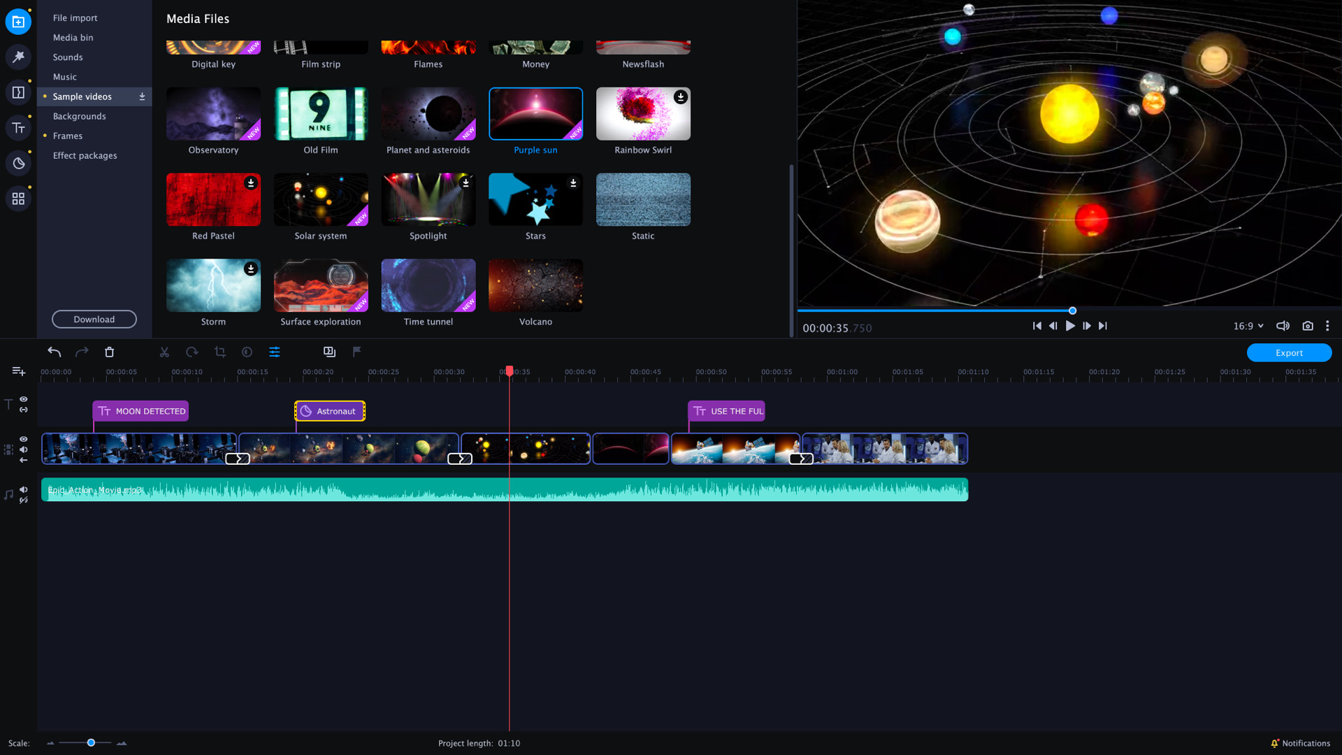 Movavi Video Suite 2022 - Future is now Set screenshot 2