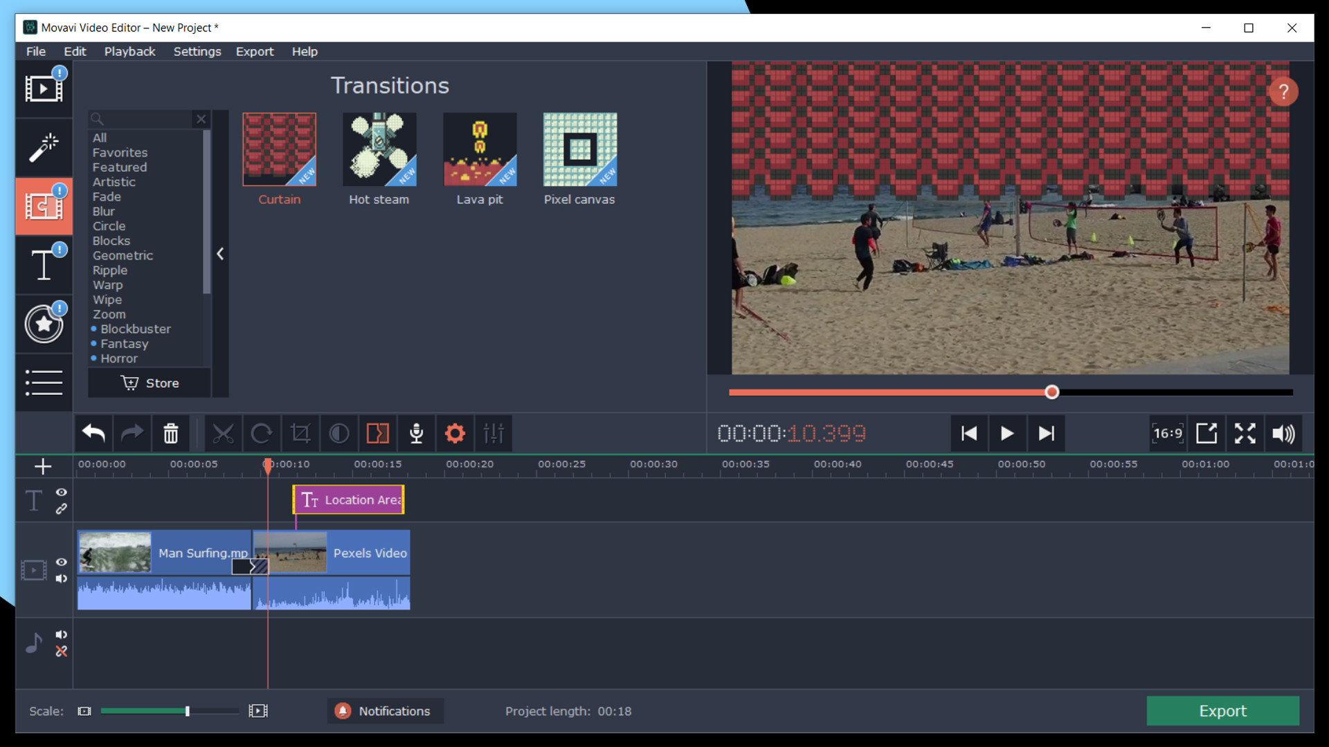 Movavi Video Suite 2022 - Pixel Age Pack screenshot 3