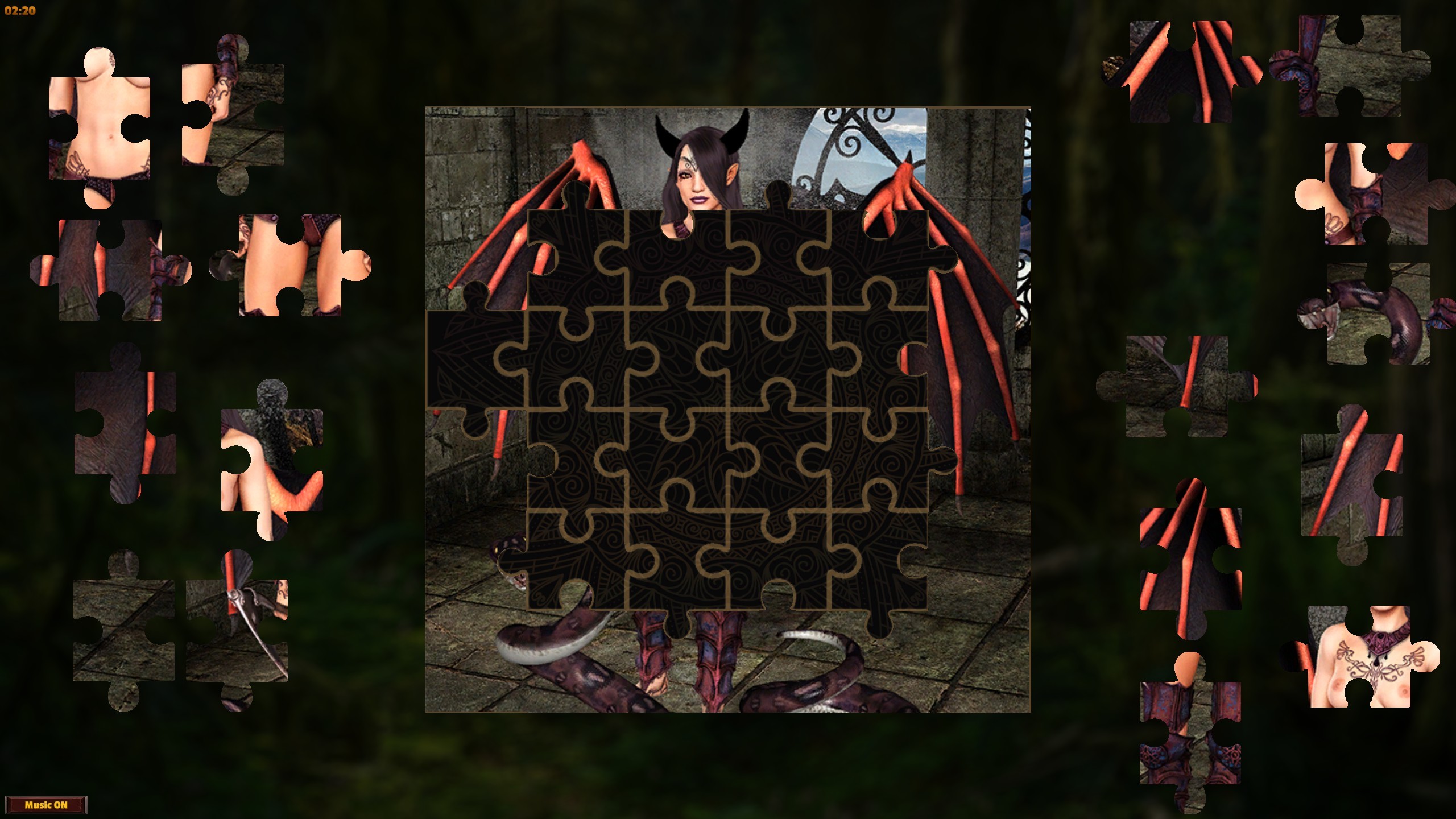 Adult Puzzles - Fantasy Ladies screenshot 5