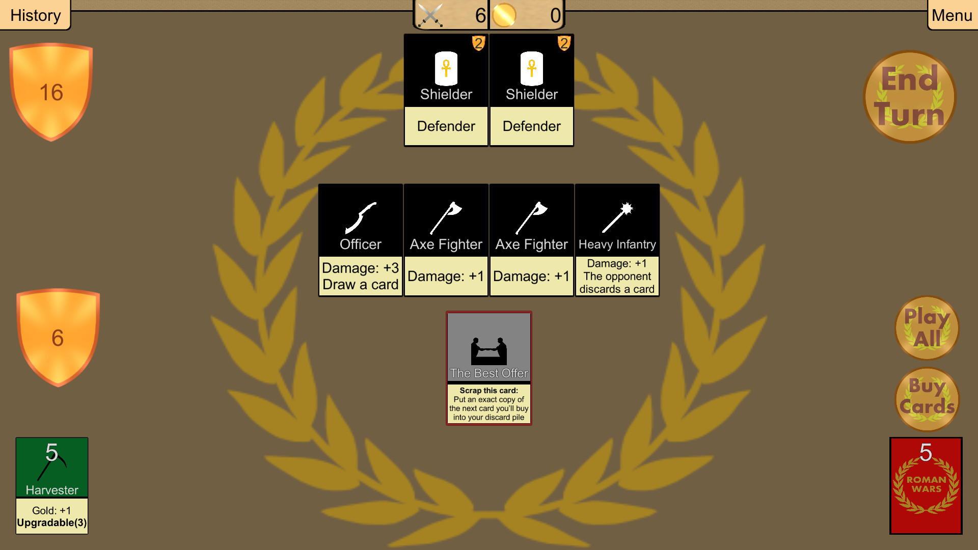 Roman Wars: Deck Building Game screenshot 9