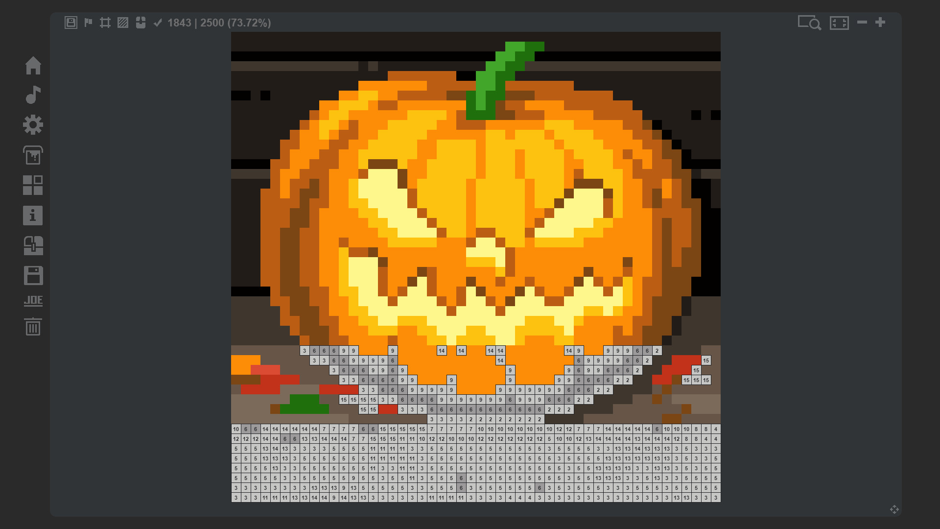 Coloring Game 4 - Halloween screenshot 2