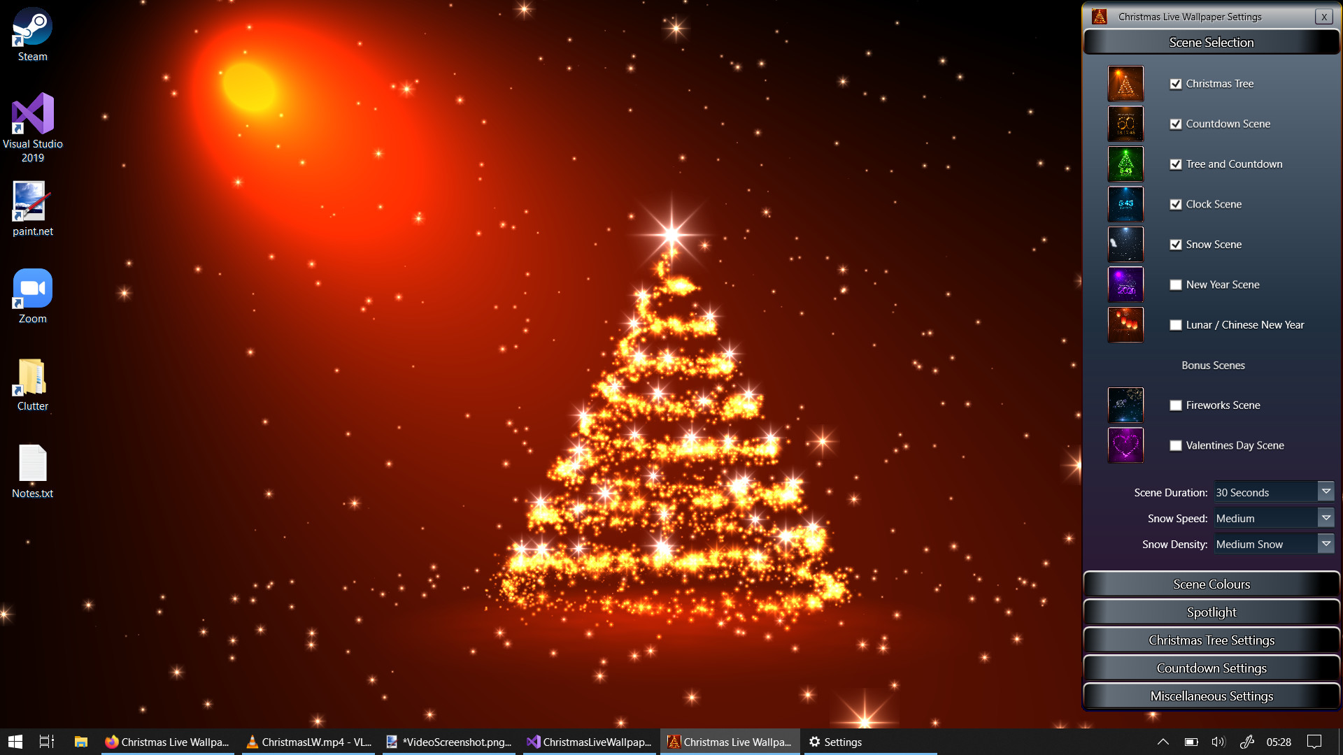 Christmas Live Wallpaper screenshot 1