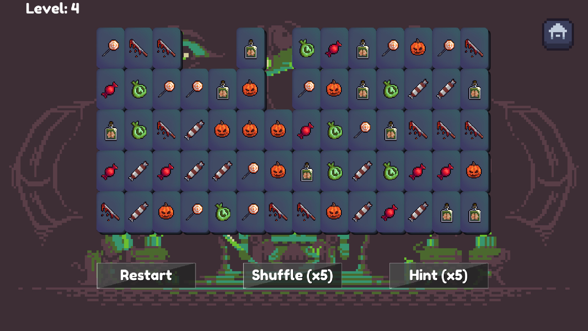 Spooky Mahjong screenshot 4