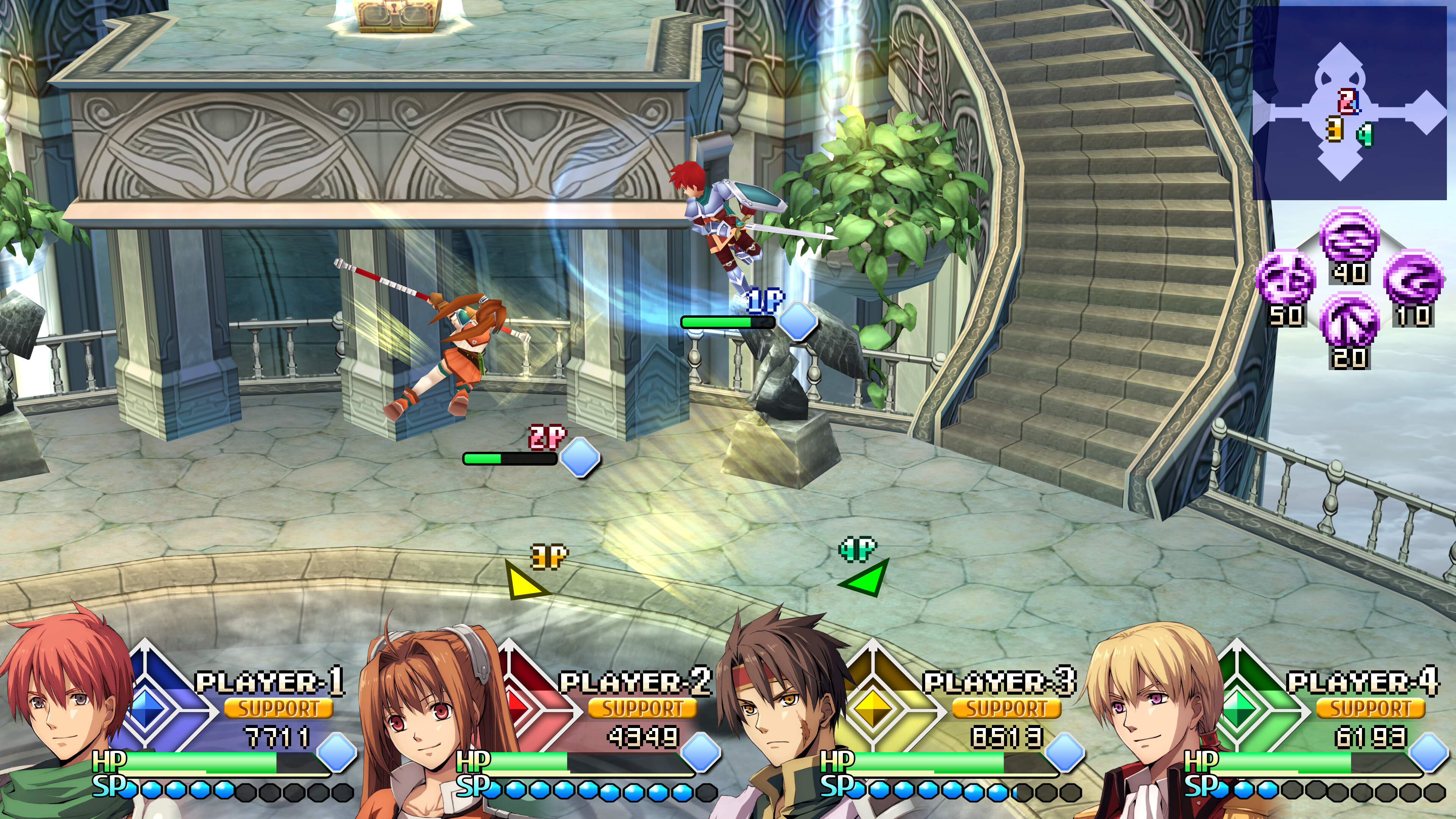 Ys vs. Trails in the Sky: Alternative Saga screenshot 1