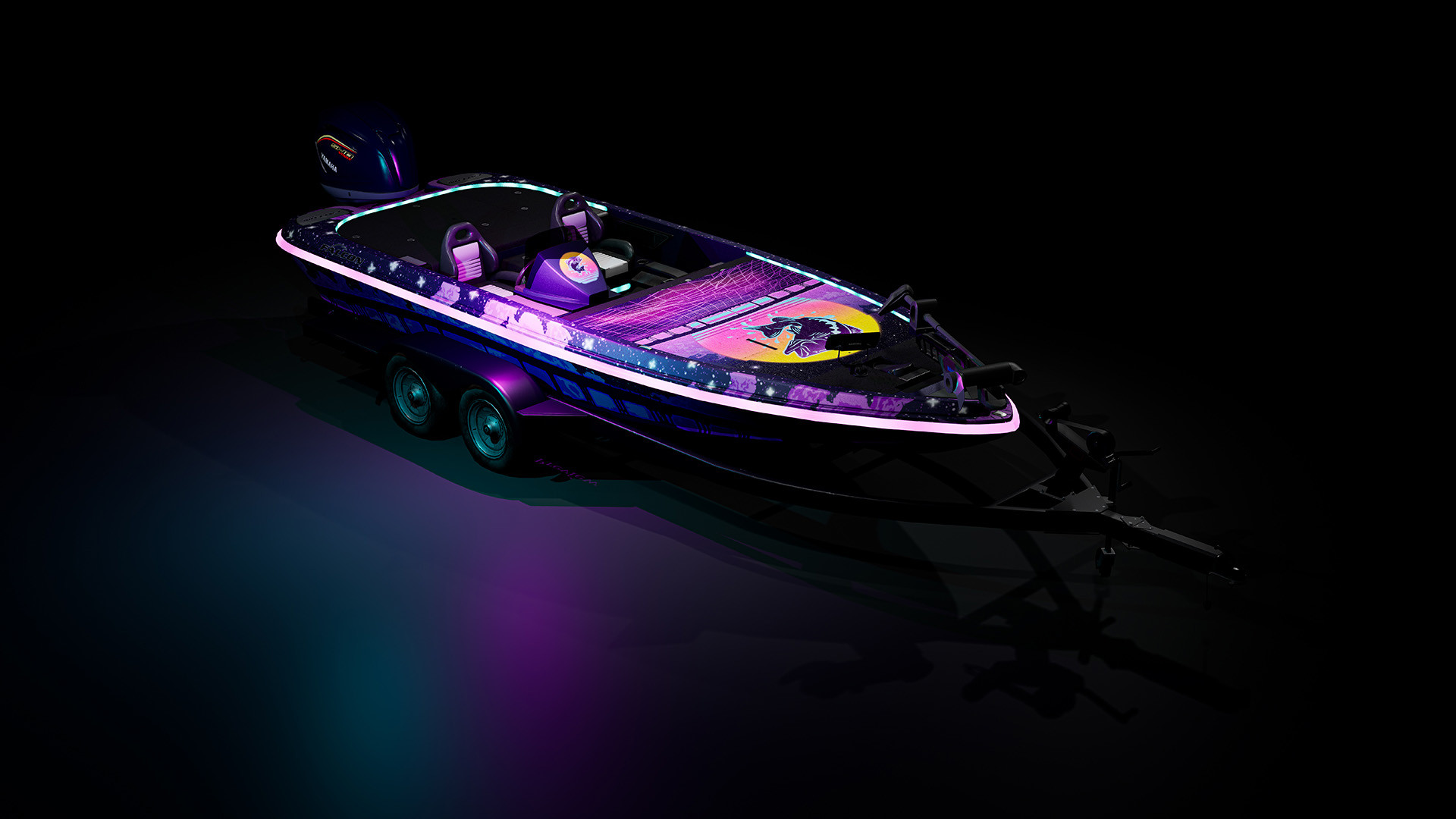Bassmaster® Fishing 2022: Synthwave Pack screenshot 1