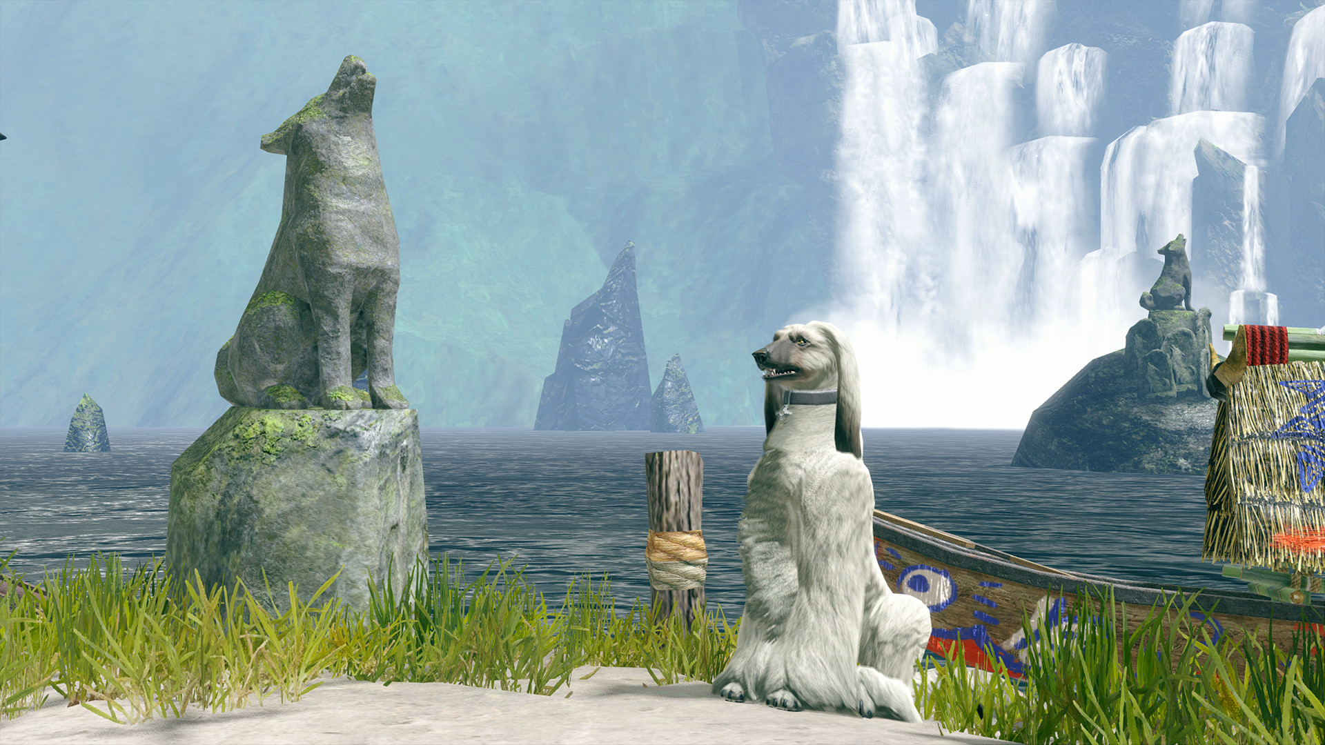 MONSTER HUNTER RISE - "Long Coat Costume" Palamute layered armor set screenshot 2