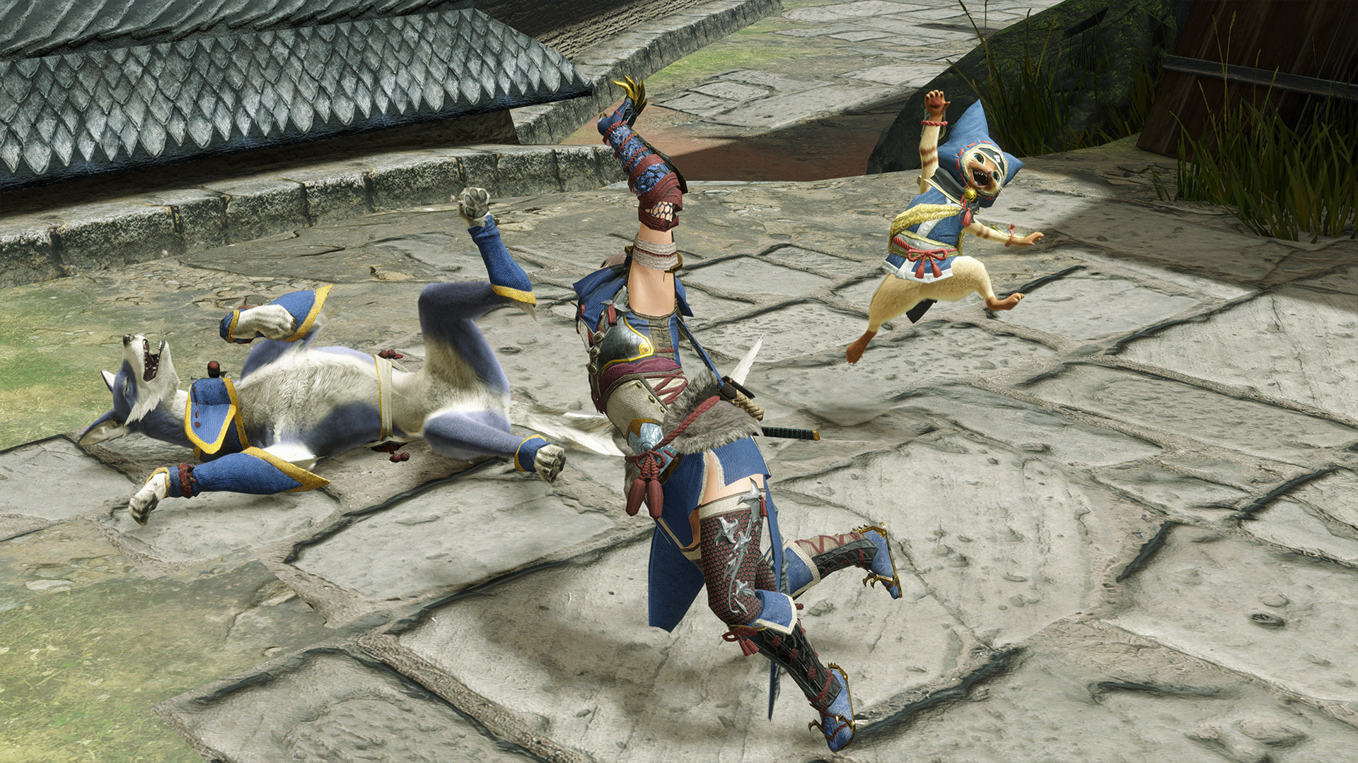 MONSTER HUNTER RISE - "Hurt" pose set screenshot 4