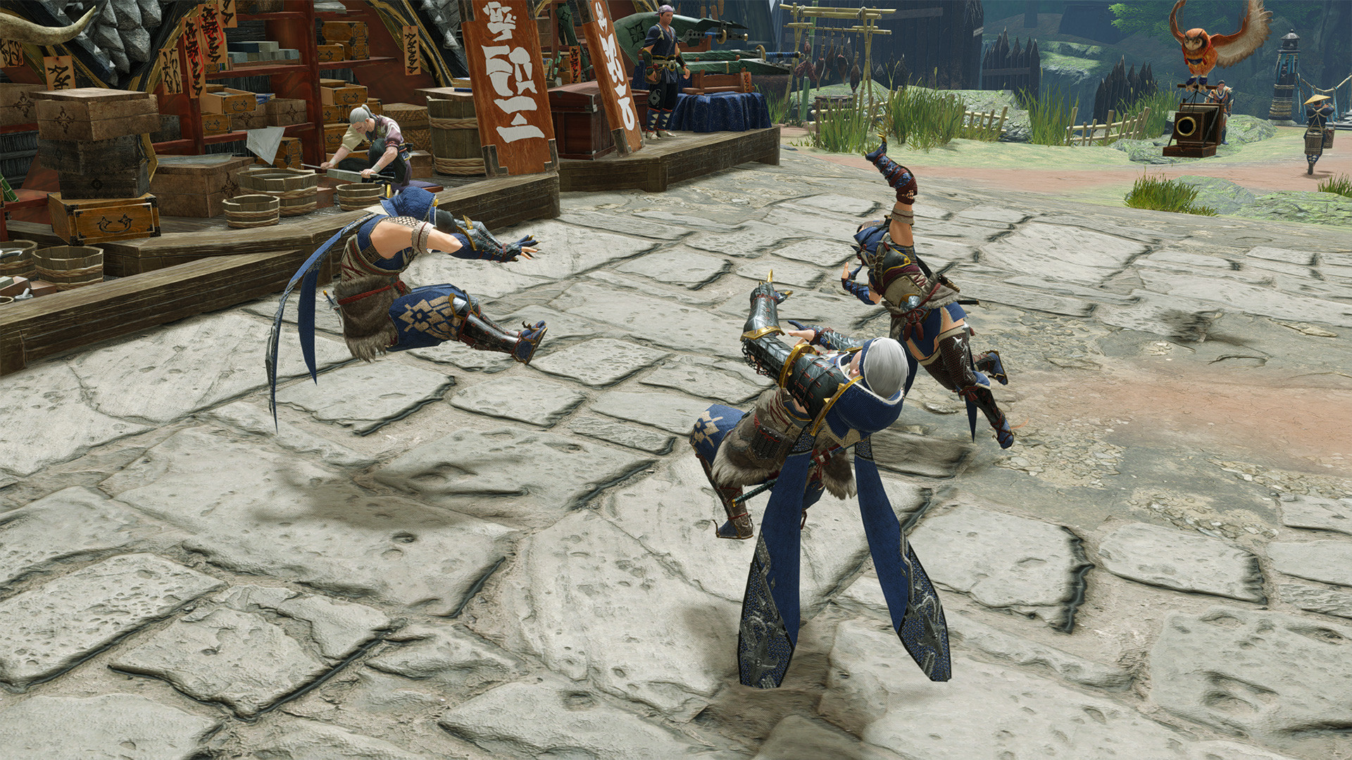 MONSTER HUNTER RISE - "Hurt" pose set screenshot 1