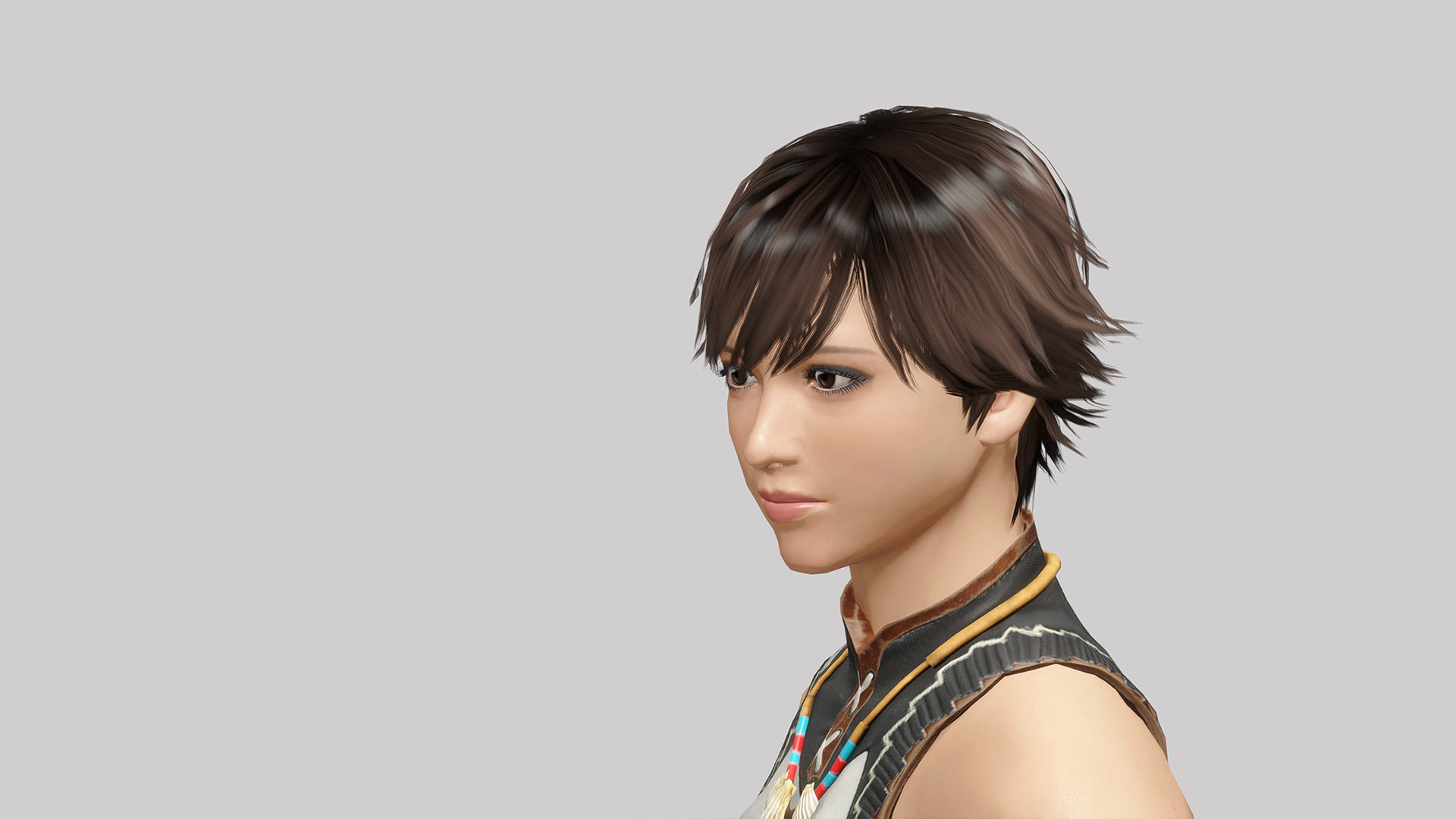 MONSTER HUNTER RISE - "Airy Short Bob" hairstyle screenshot 2