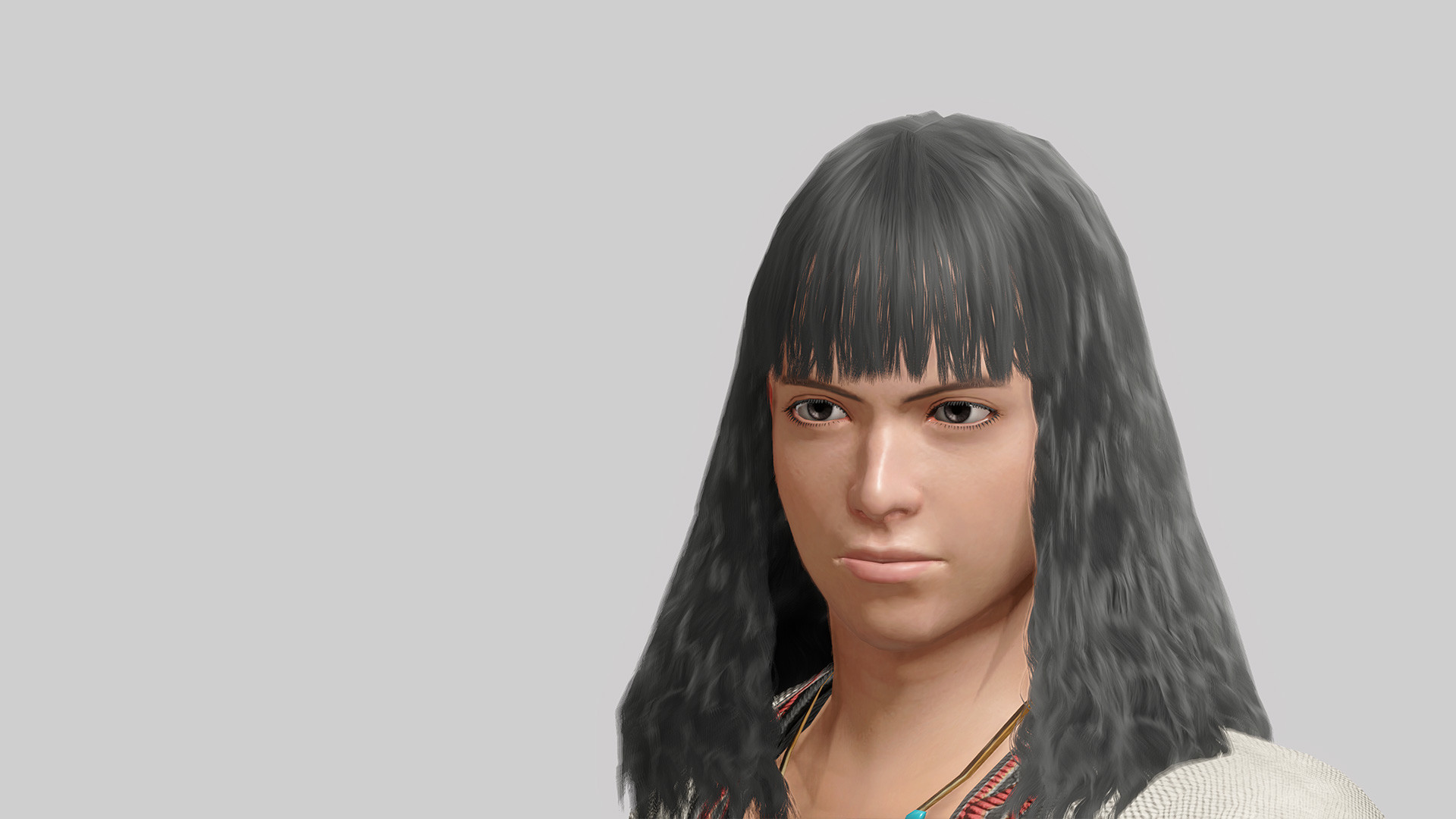 MONSTER HUNTER RISE - "Beachy Waves" hairstyle screenshot 1