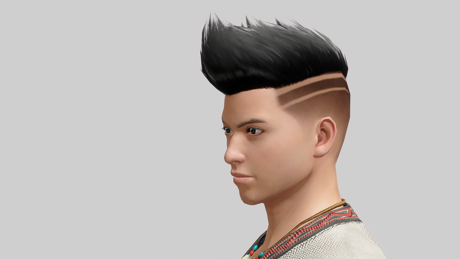 MONSTER HUNTER RISE - "Great Baggi Crest" hairstyle screenshot 1