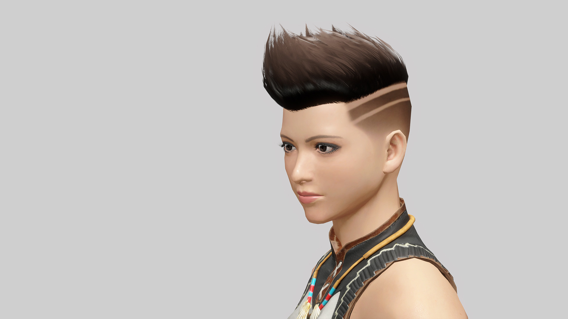 MONSTER HUNTER RISE - "Great Baggi Crest" hairstyle screenshot 2