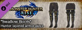 MONSTER HUNTER RISE - &quot;Swallow Boots&quot; Hunter layered armor piece