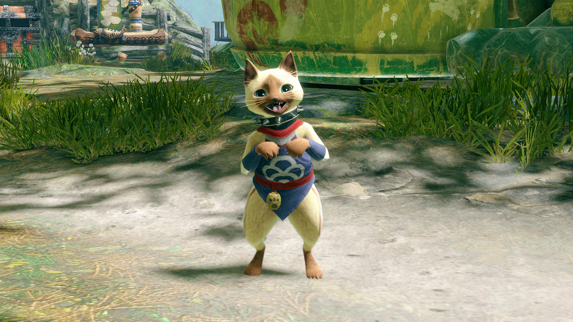 Steam：MONSTER HUNTER RISE - 追加アイルー重ね着装備「スパイクネコ