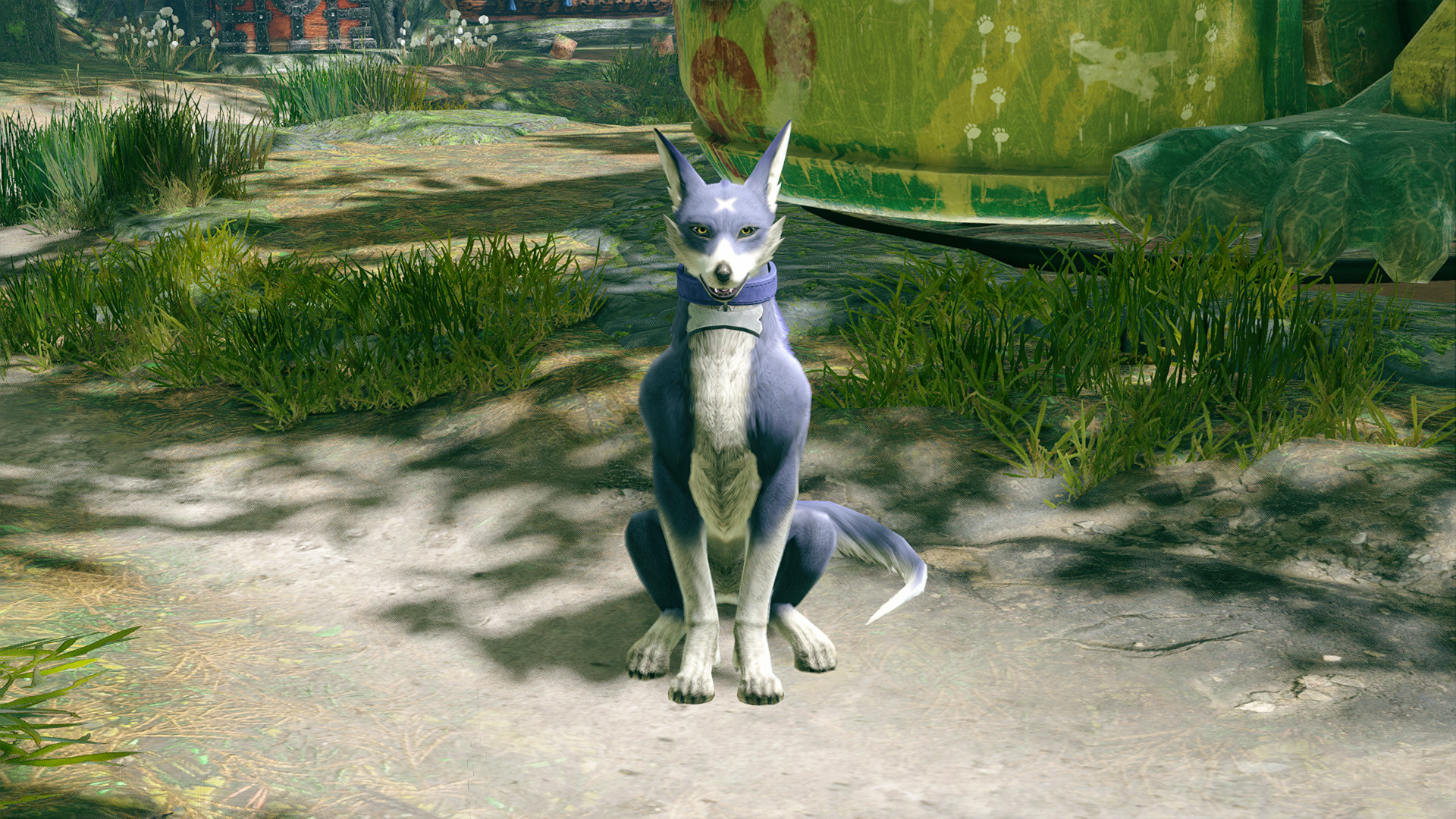 MONSTER HUNTER RISE - "Bone Collar" Palamute layered armor piece screenshot 2