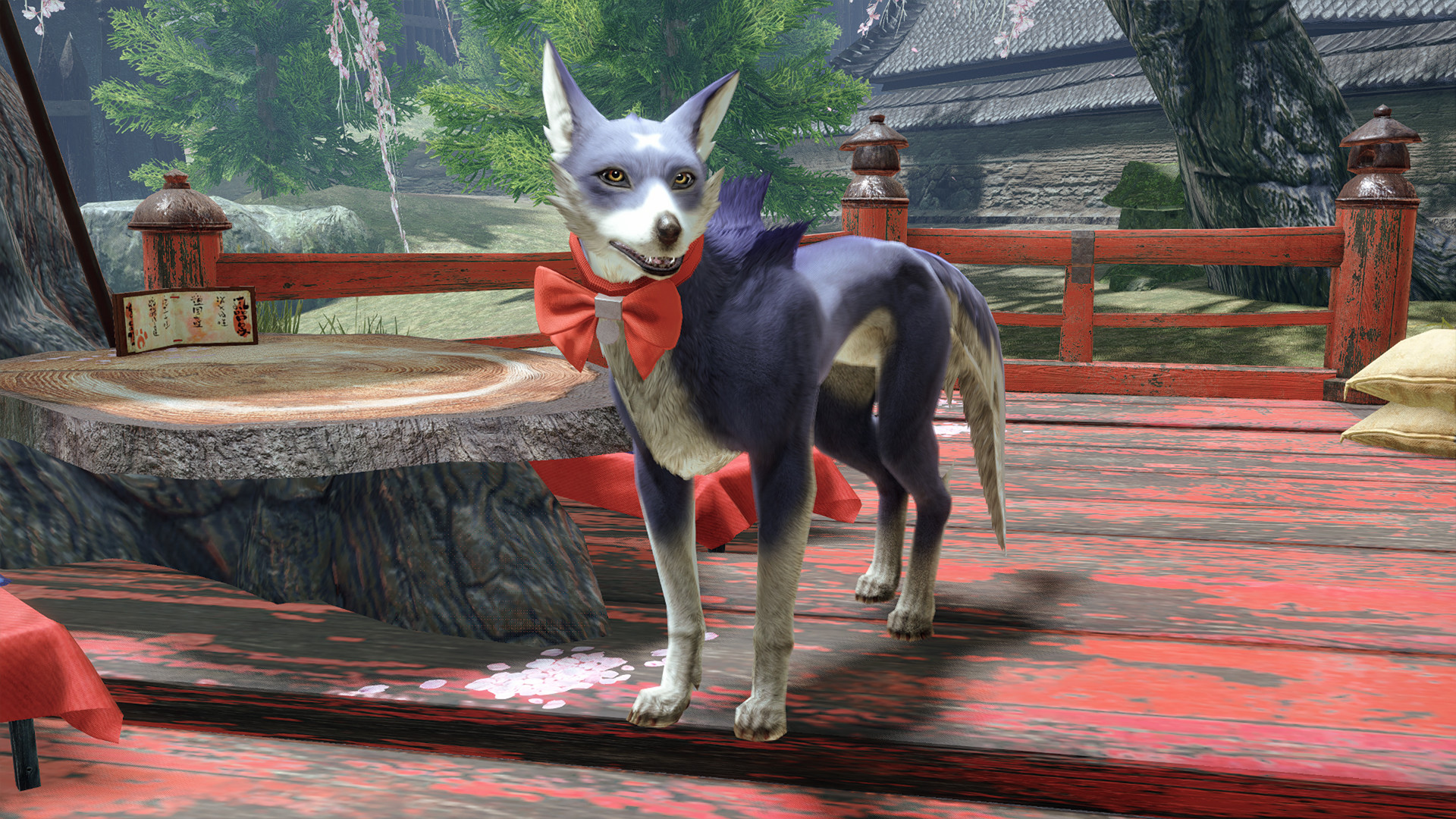 MONSTER HUNTER RISE - "Bow Collar" Palamute layered armor piece screenshot 2