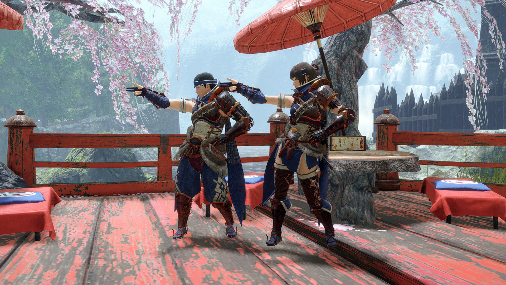 MONSTER HUNTER RISE - "Delightful Dance" gesture set screenshot 5