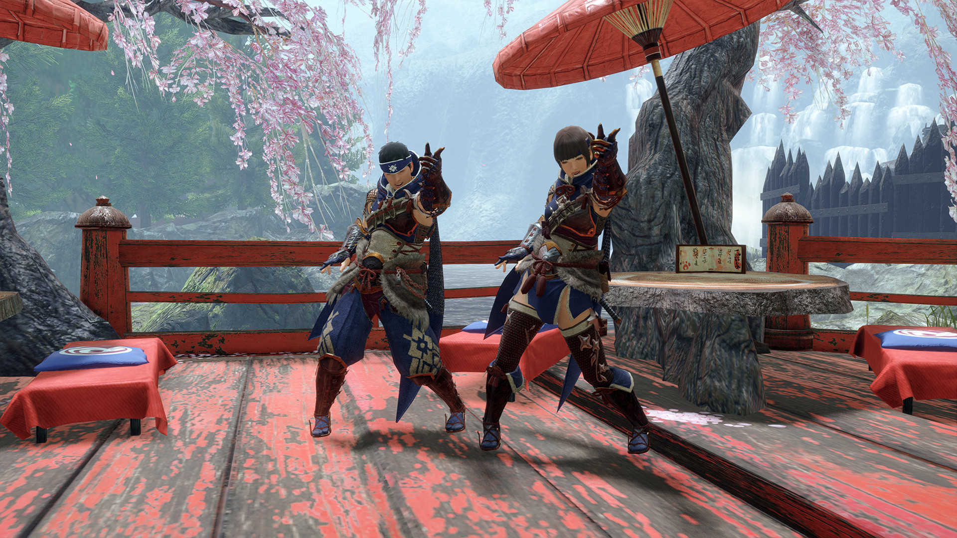 MONSTER HUNTER RISE - "Delightful Dance" gesture set screenshot 1