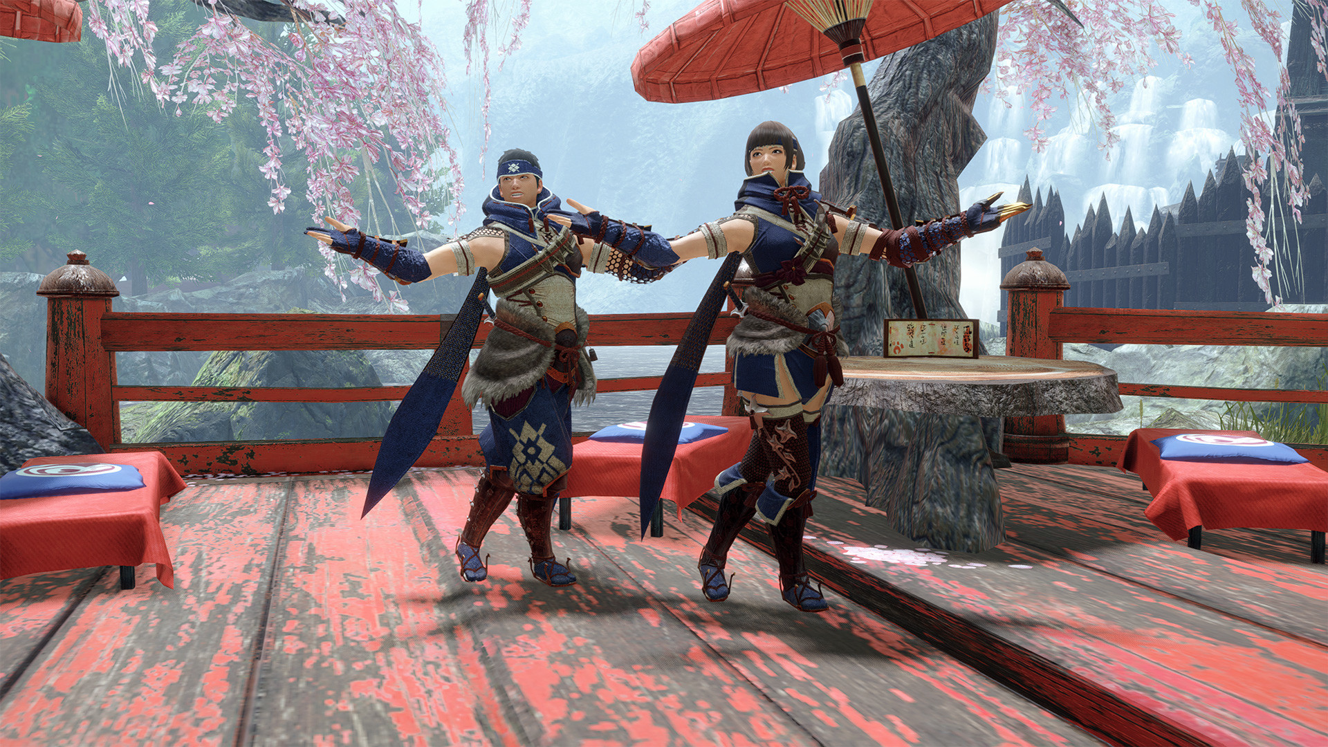 MONSTER HUNTER RISE - "Delightful Dance" gesture set screenshot 2