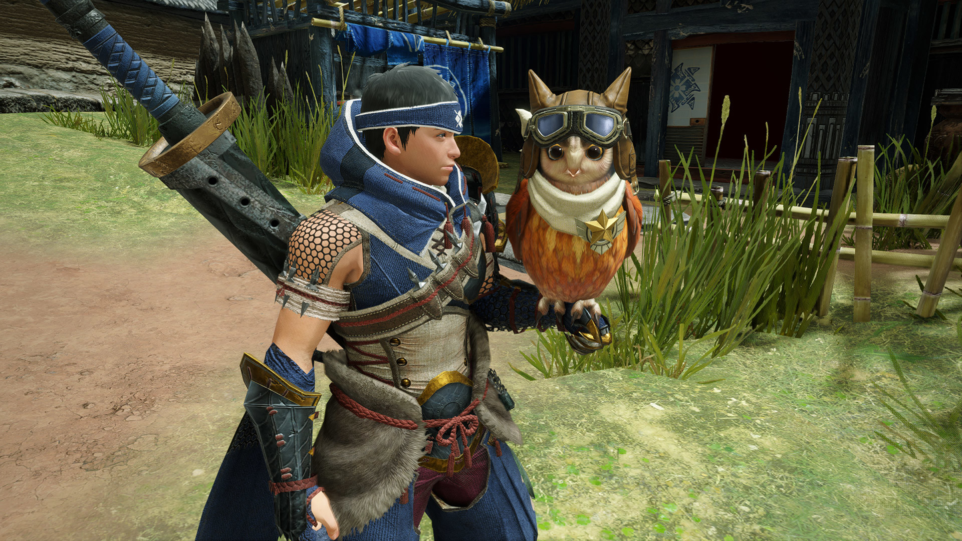 MONSTER HUNTER RISE - "Ace Pilot" Cohoot outfit screenshot 1