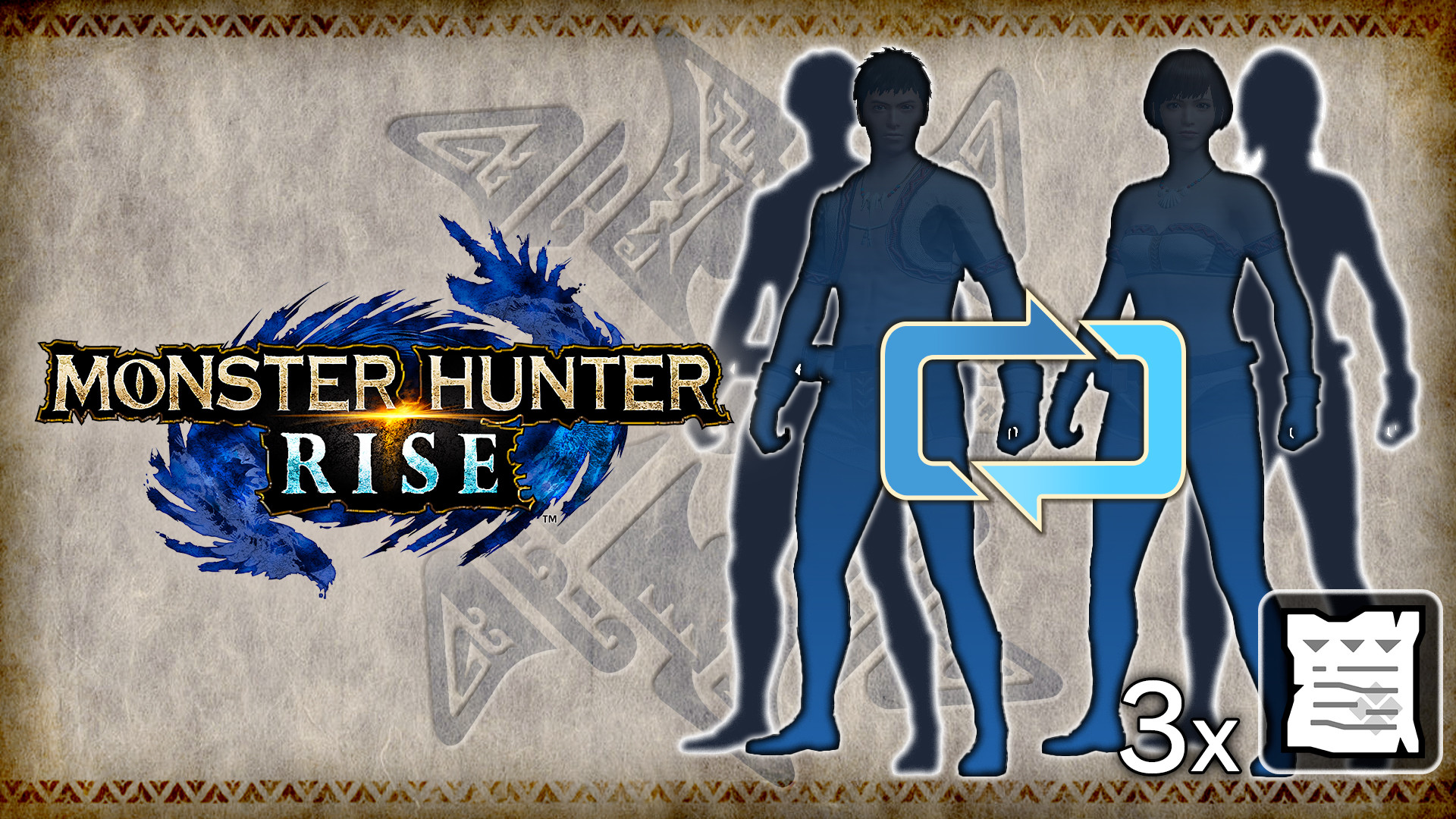 Steam：MONSTER HUNTER RISE - 狩人の身だしなみチケット 3枚