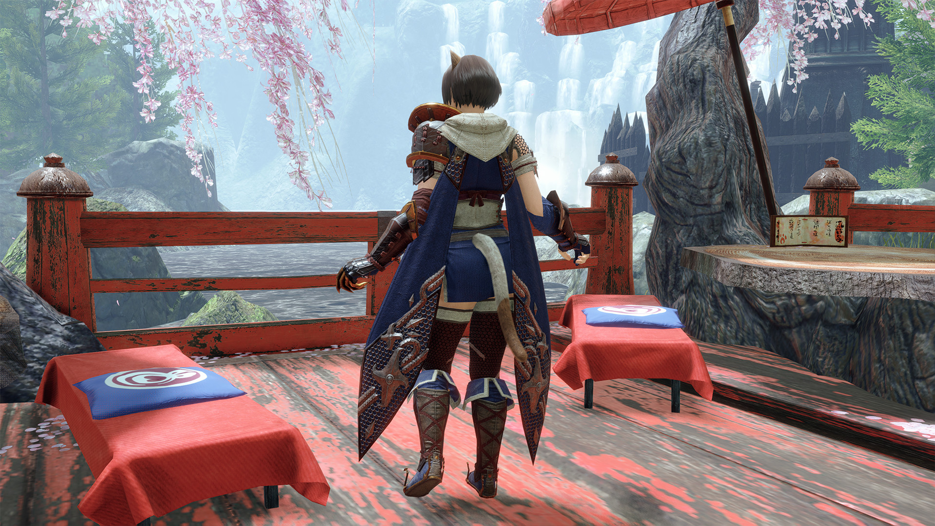 MONSTER HUNTER RISE - "Felyne Tail" Hunter layered armor piece screenshot 1