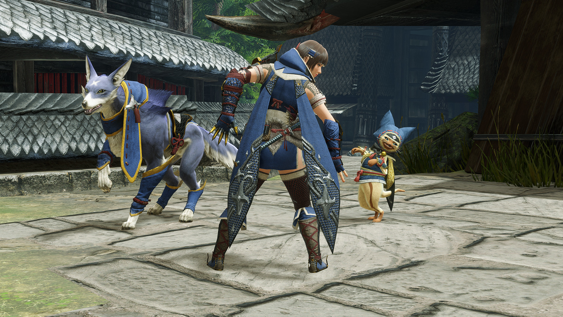 MONSTER HUNTER RISE - "Hide" Pose Set screenshot 2