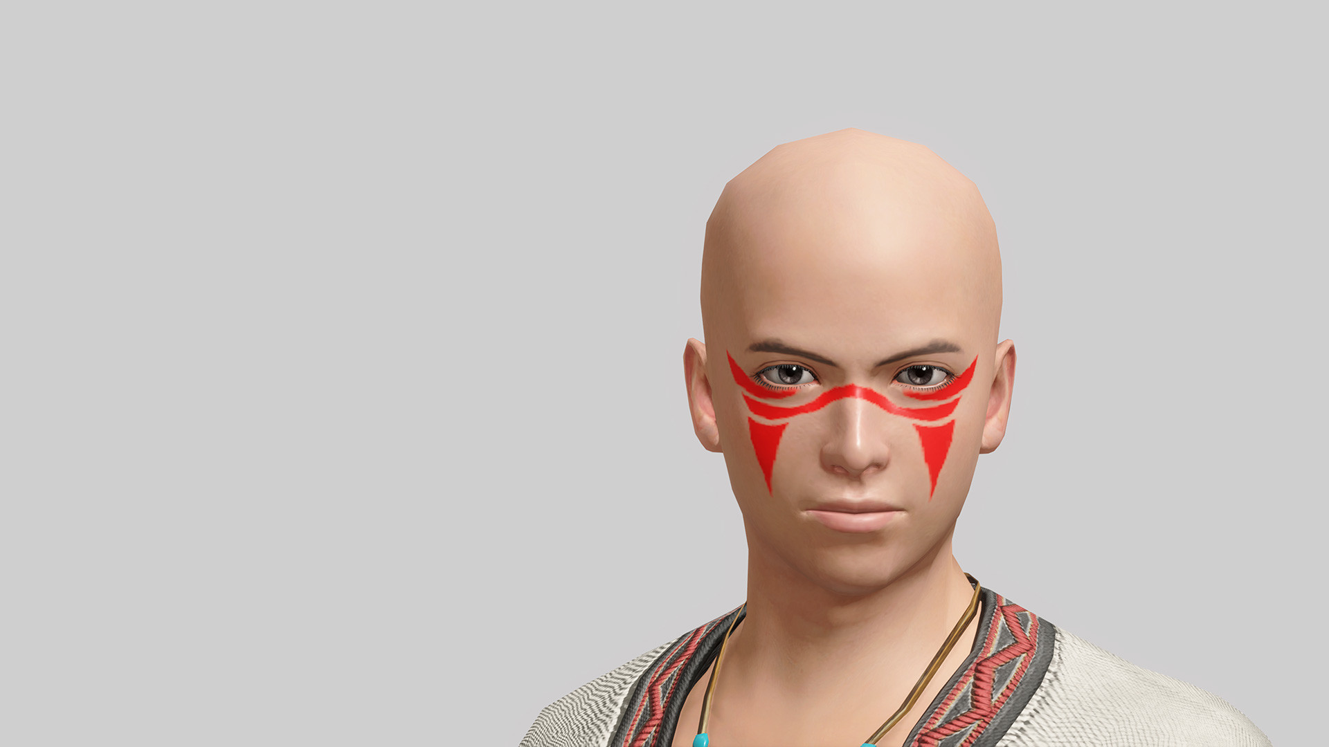 MONSTER HUNTER RISE - "Cheek Tusk" face paint screenshot 1