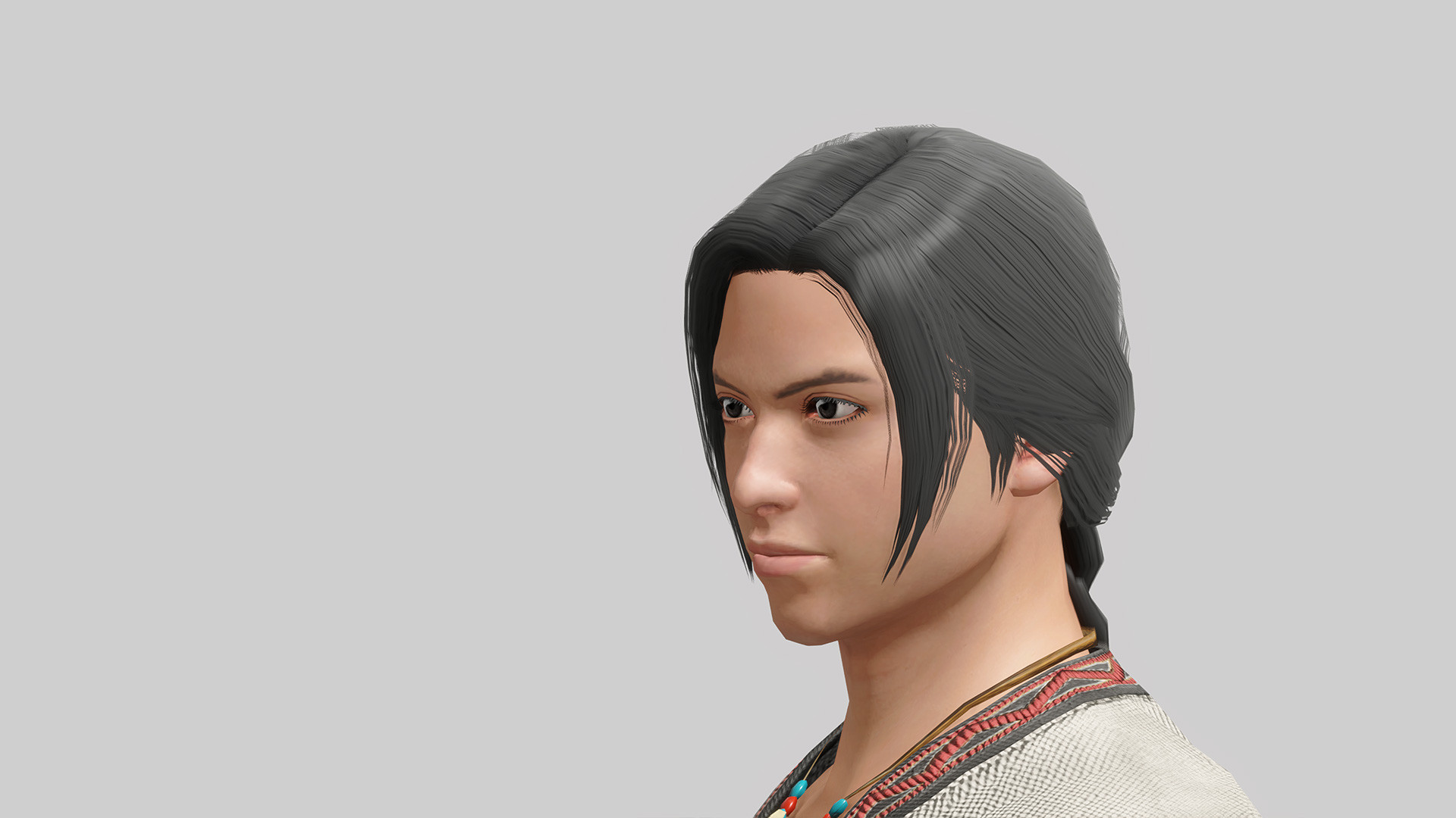 MONSTER HUNTER RISE - "Delicate Beauty" hairstyle screenshot 1