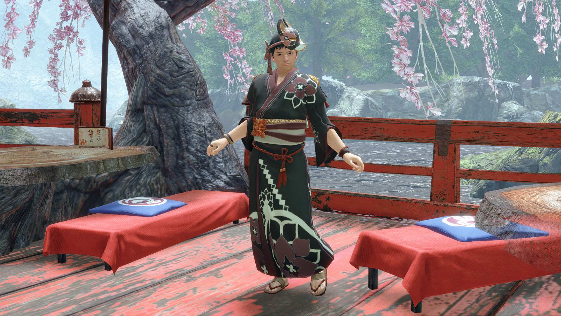 MONSTER HUNTER RISE - "Floral Sleeves" Hunter layered armor piece screenshot 2