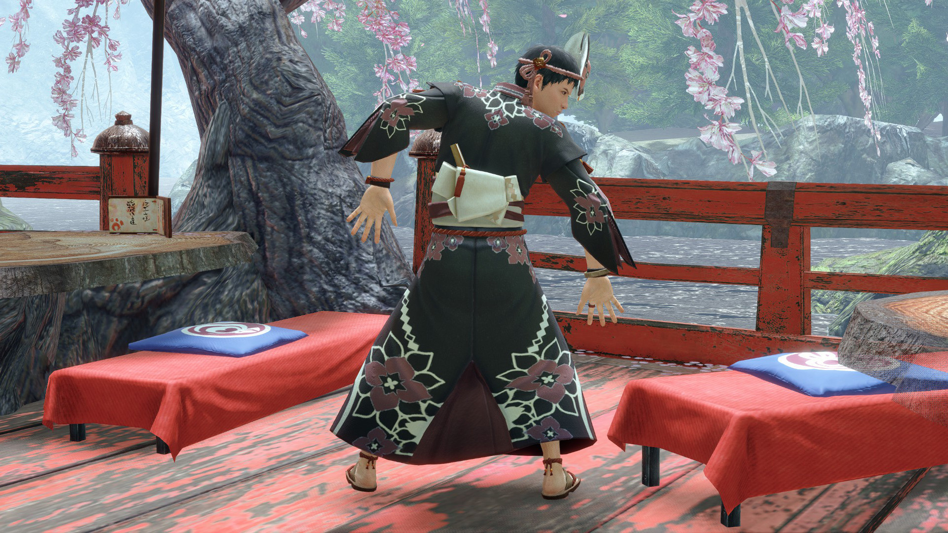 MONSTER HUNTER RISE - "Floral Zori" Hunter layered armor piece screenshot 4