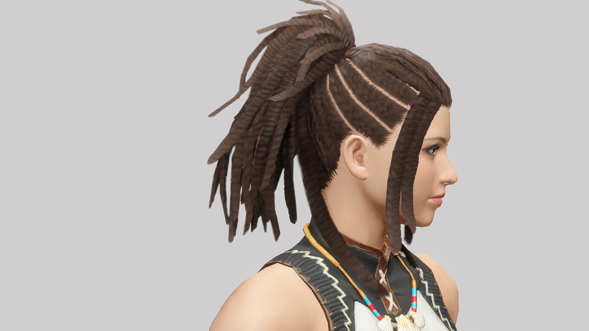 MONSTER HUNTER RISE - "Royal Dreads" hairstyle screenshot 2