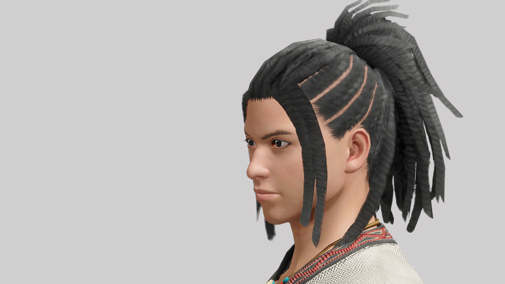 MONSTER HUNTER RISE - "Royal Dreads" hairstyle screenshot 1